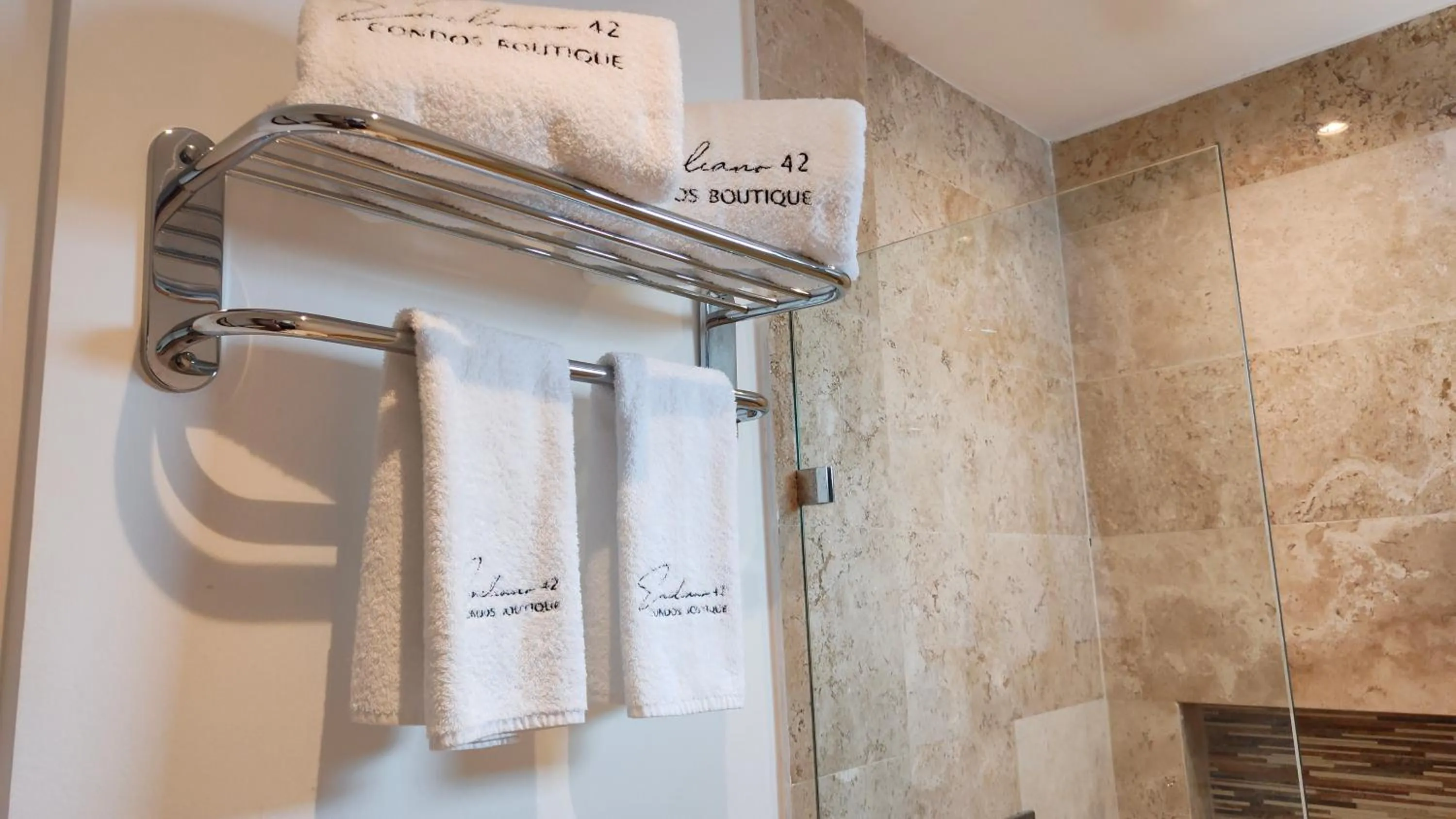 Shower in Emiliano 42 Condos Boutique