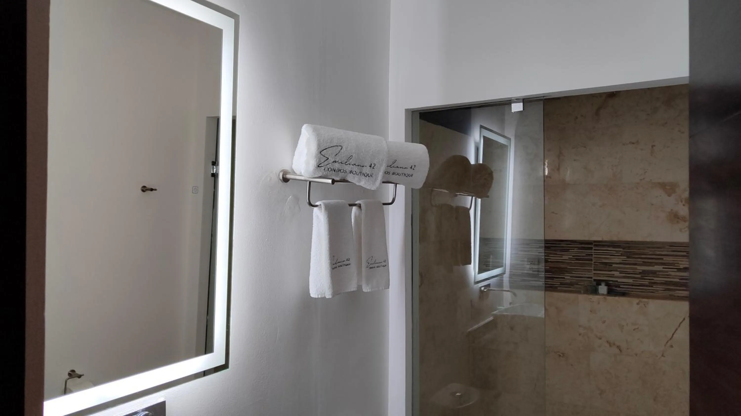 Shower in Emiliano 42 Condos Boutique