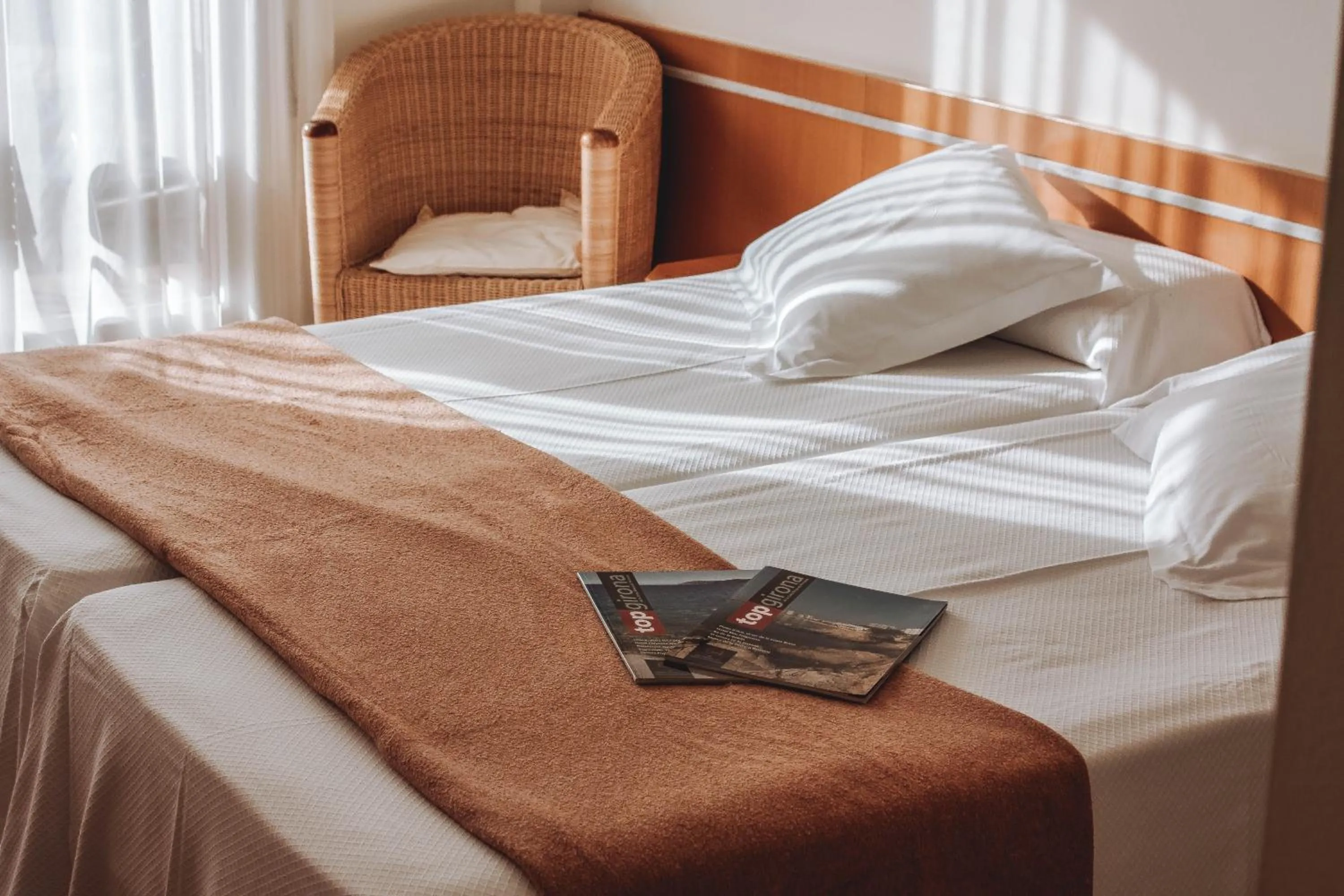 Decorative detail, Bed in Hotel Ancora