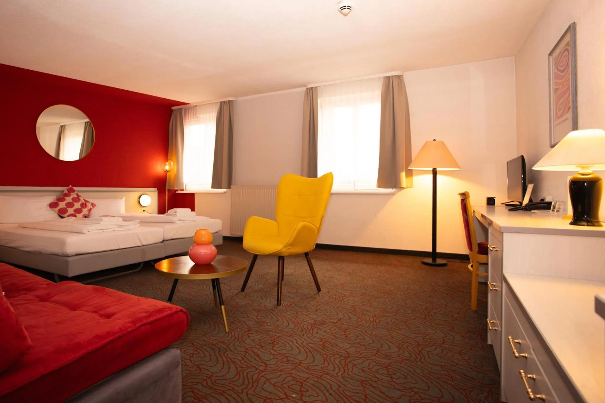 Photo of the whole room, Bed in Hessenland Hotel Kassel Innenstadt by Stay Awesome