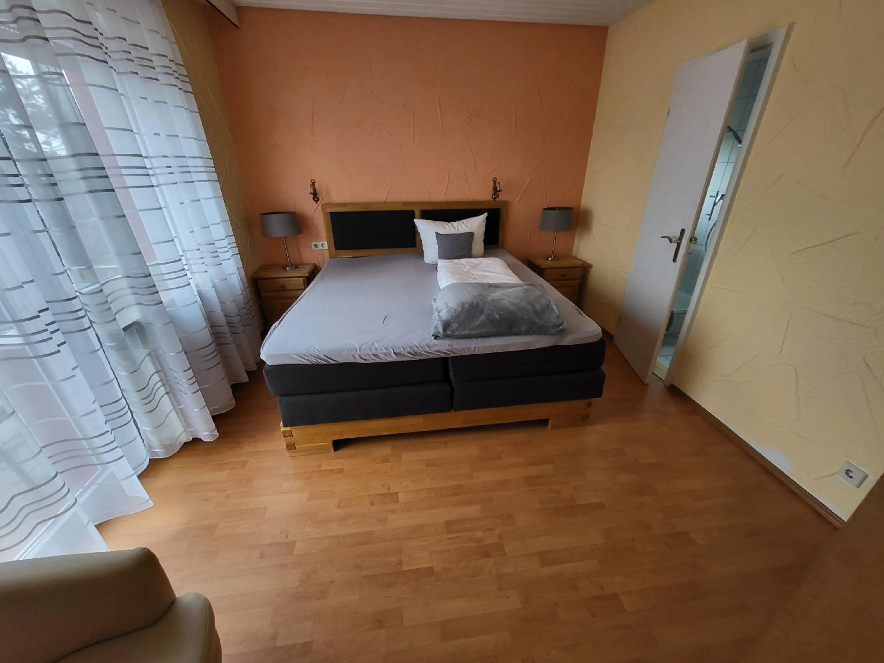 Bedroom, Bed in Hotel Schönblick