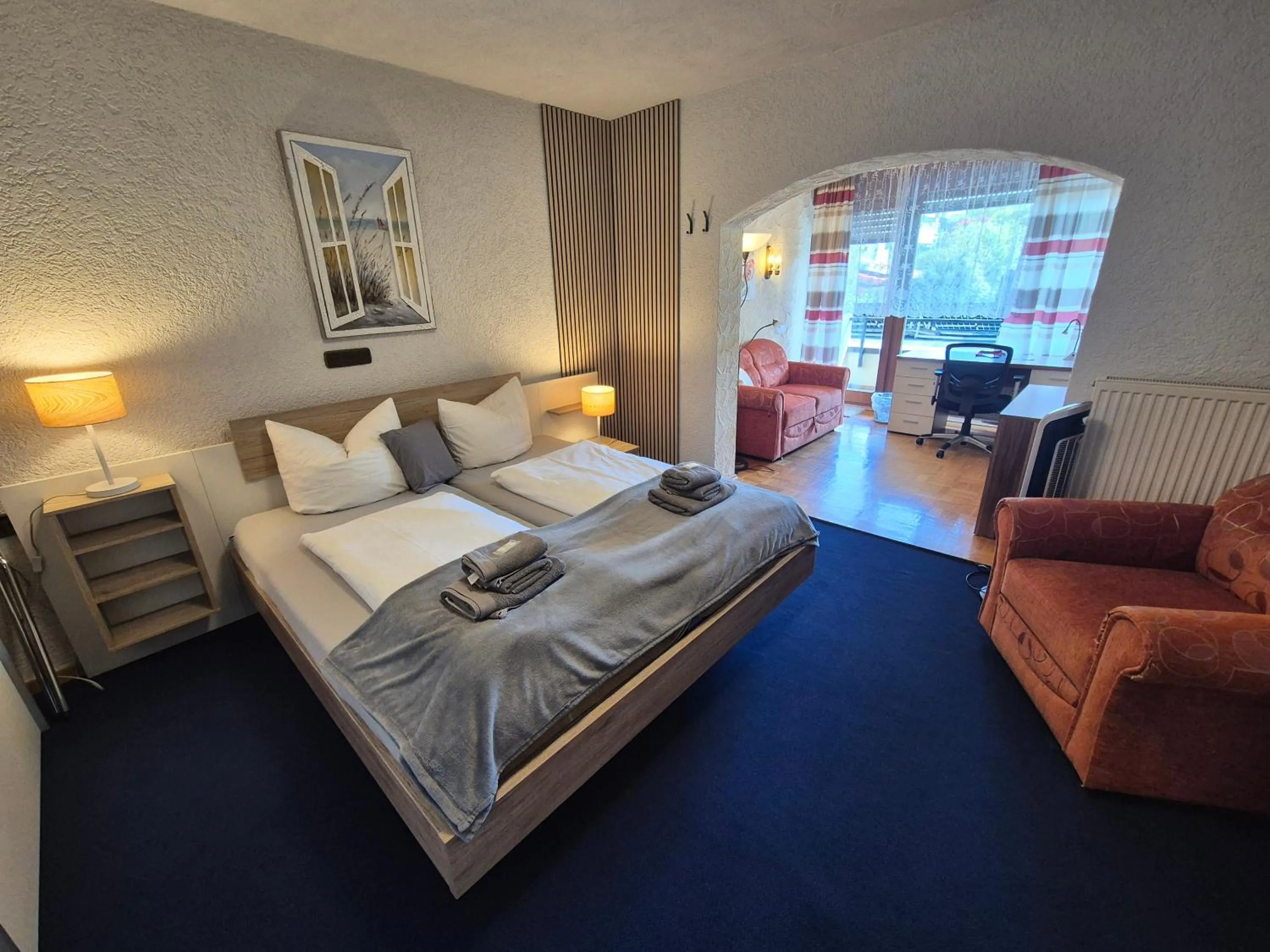 Bedroom, Bed in Hotel Schönblick