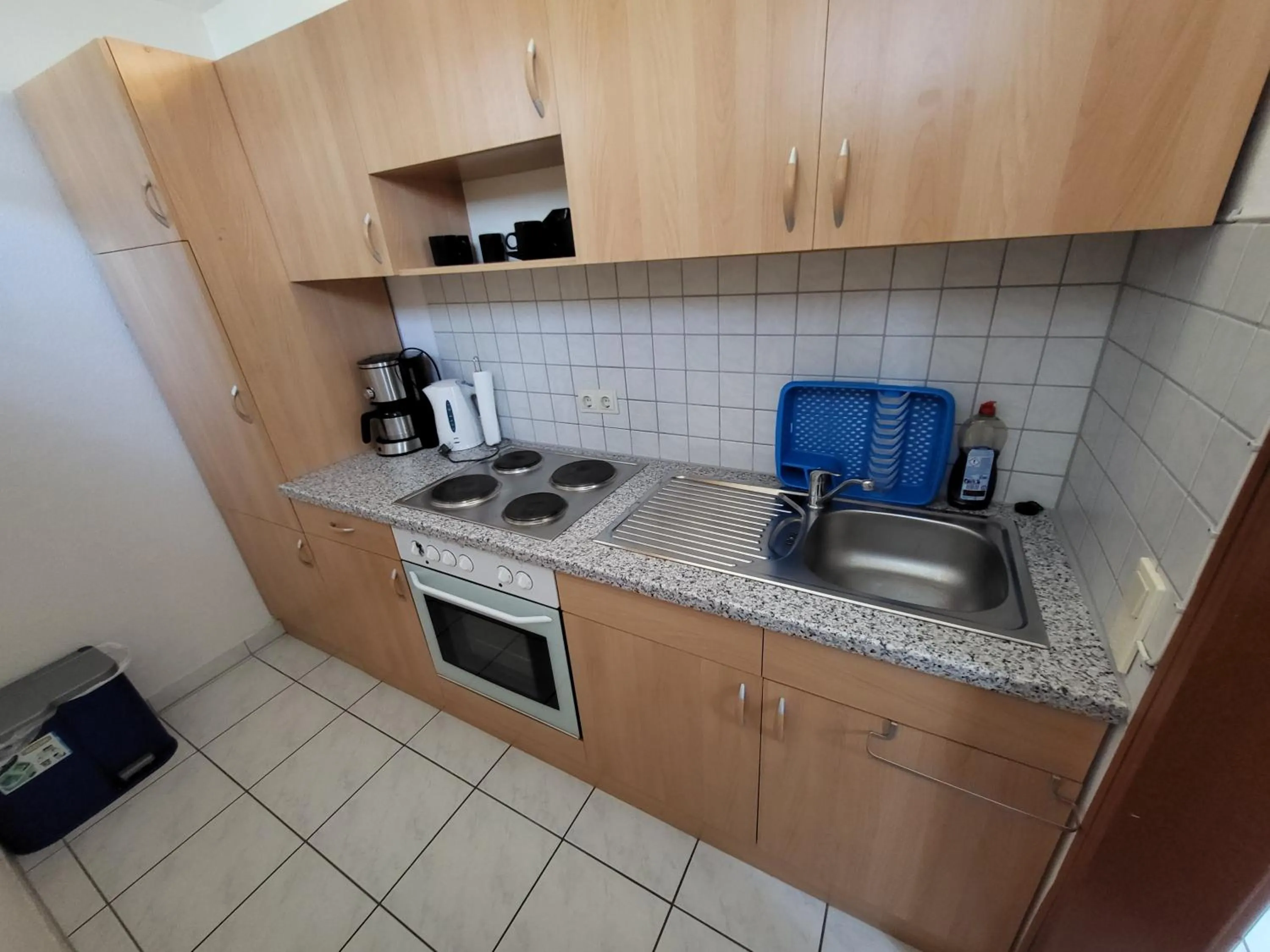 Kitchen or kitchenette in Hotel Schönblick