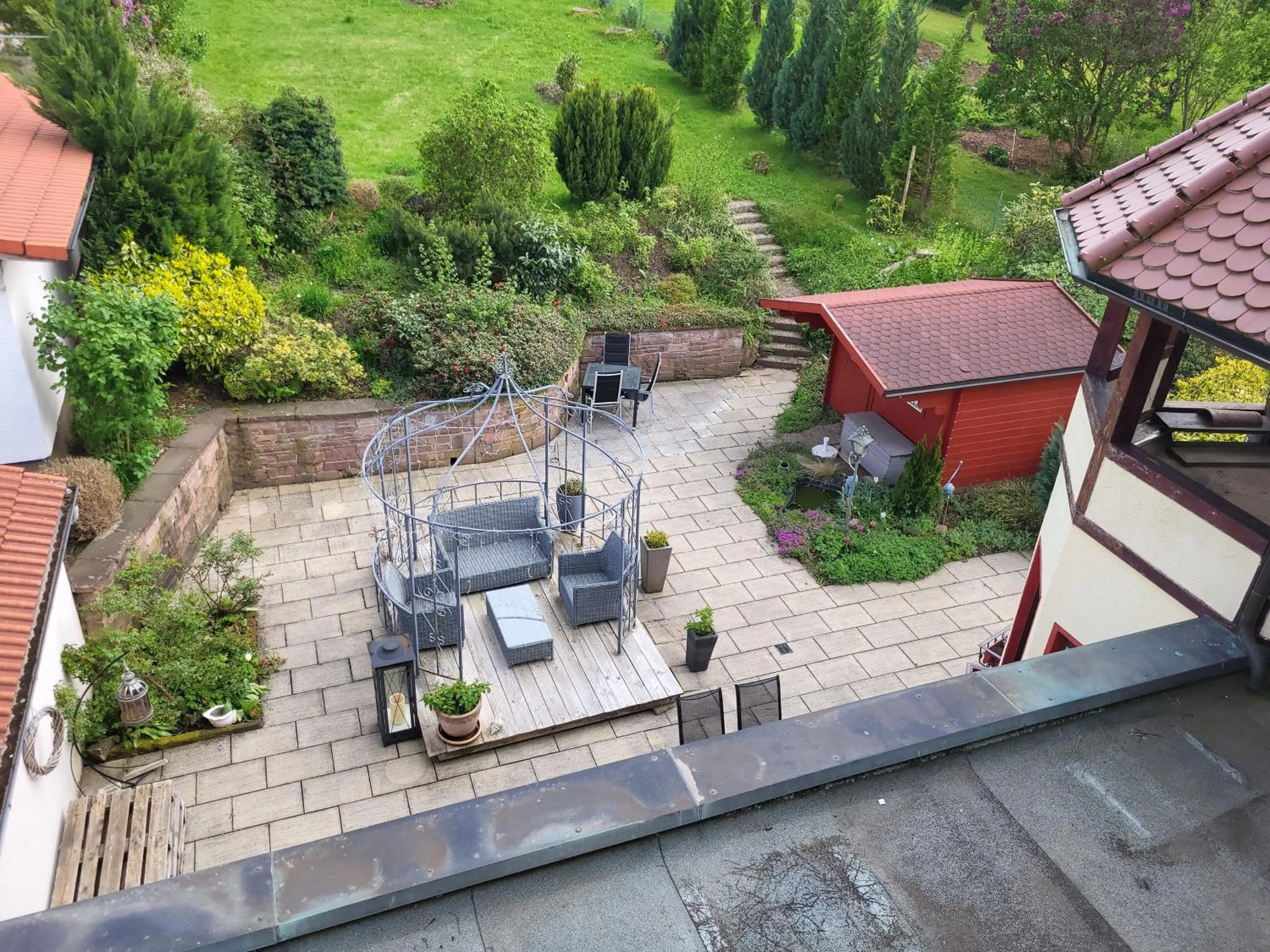 Garden in Hotel Schönblick