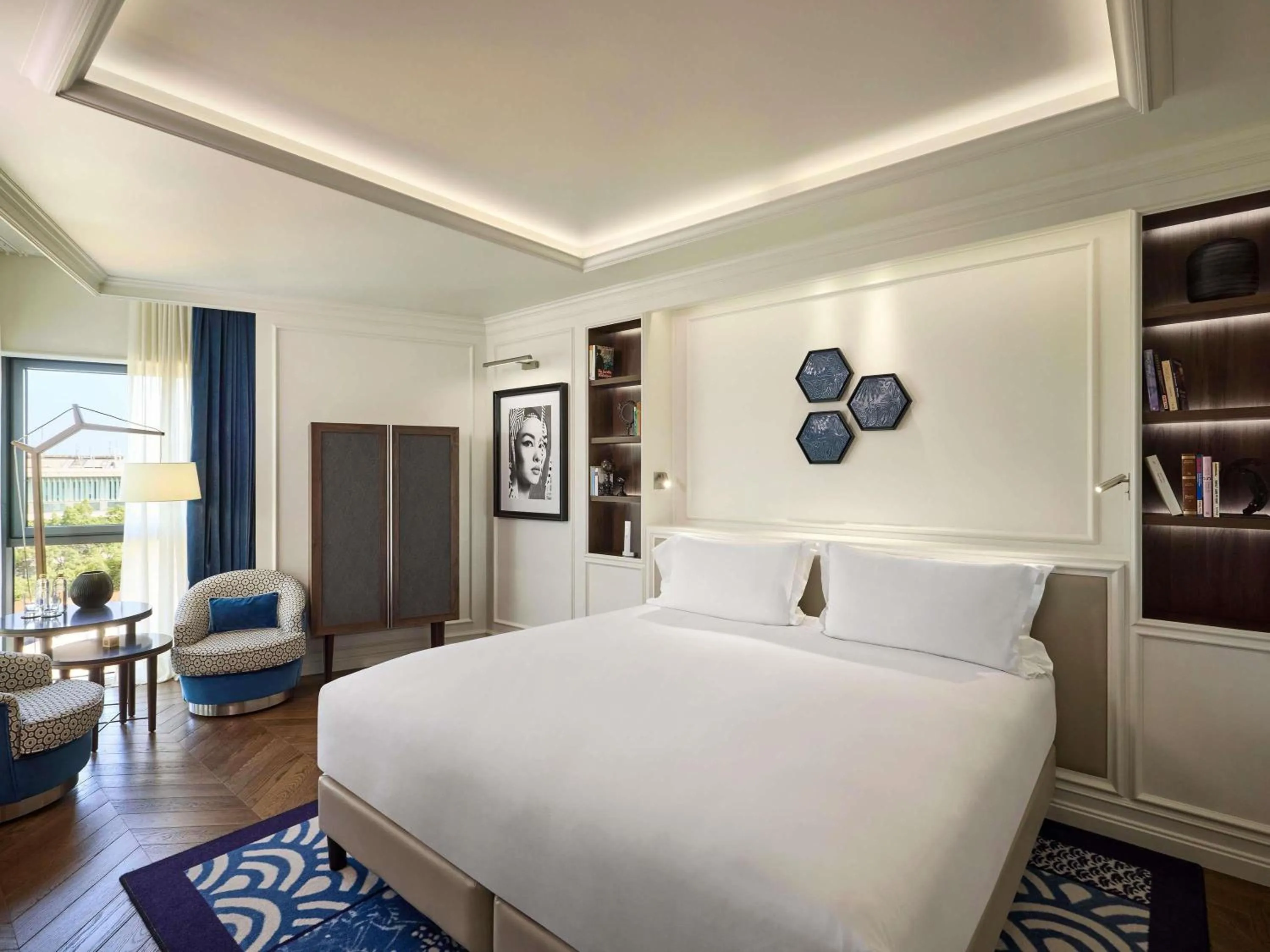 Bedroom, Bed in Sofitel Barcelona Skipper