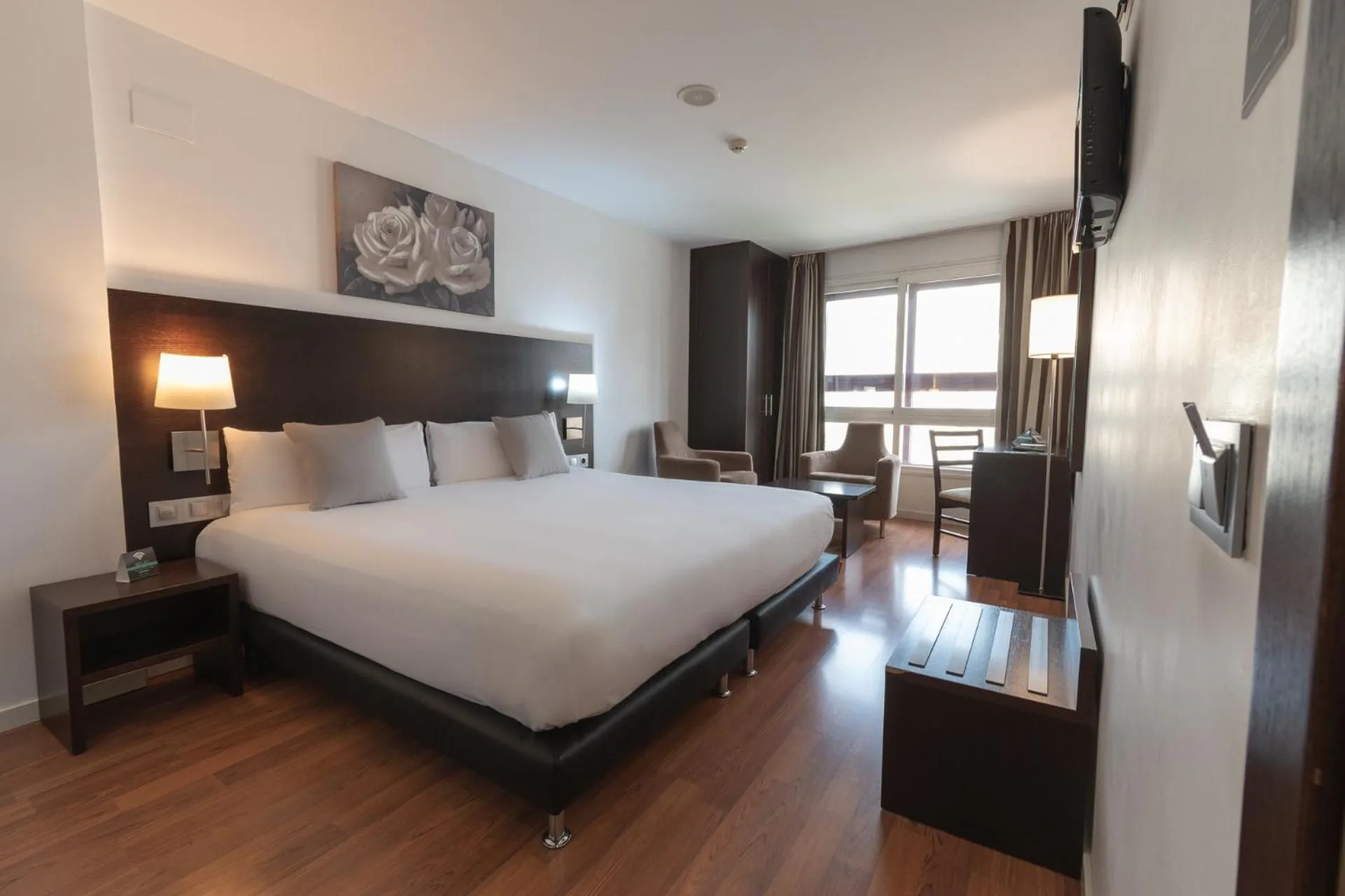 Bed in Hotel Alda Zaragoza Independencia