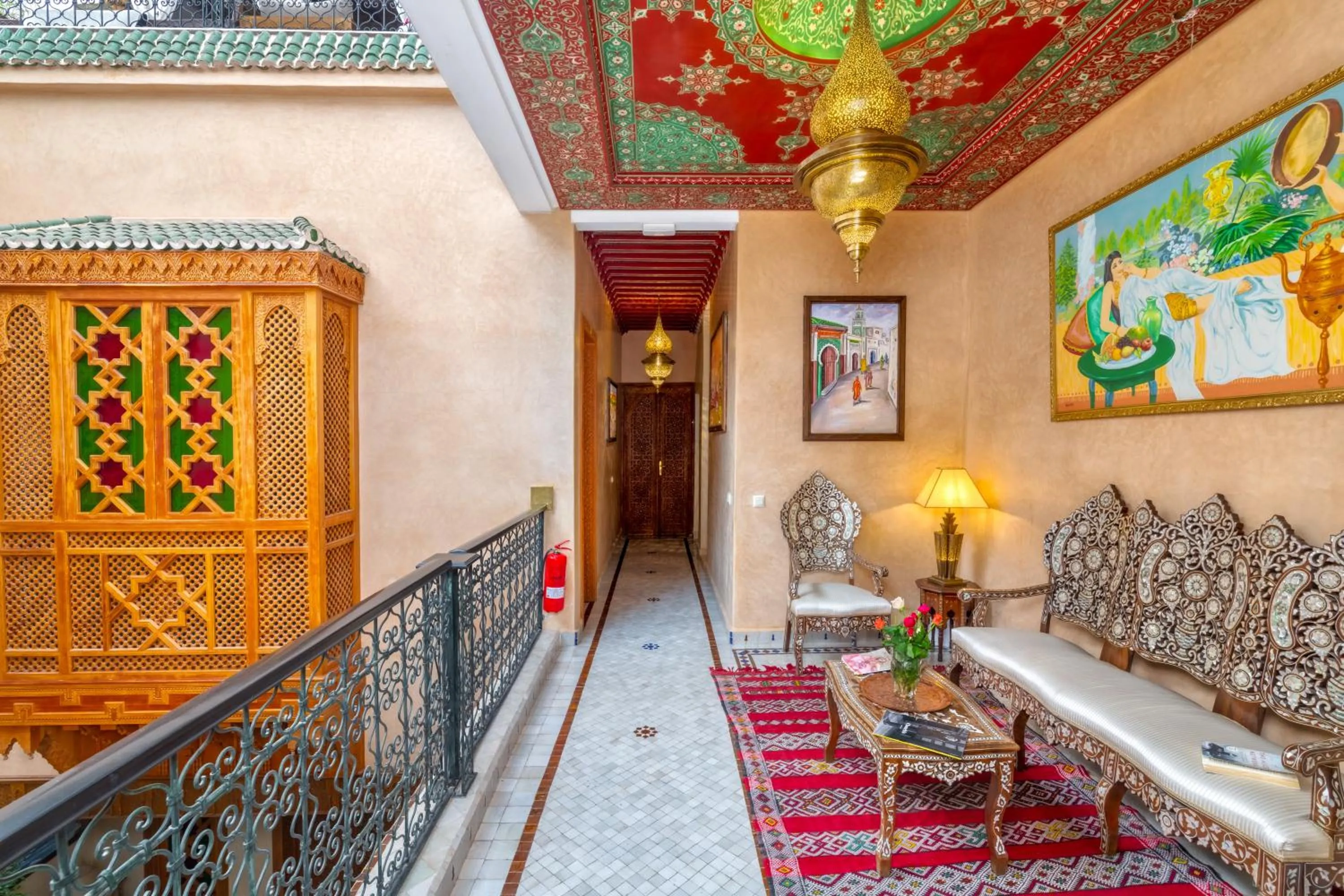 Seating area in Riad Diamond Of Marrakech & Spa