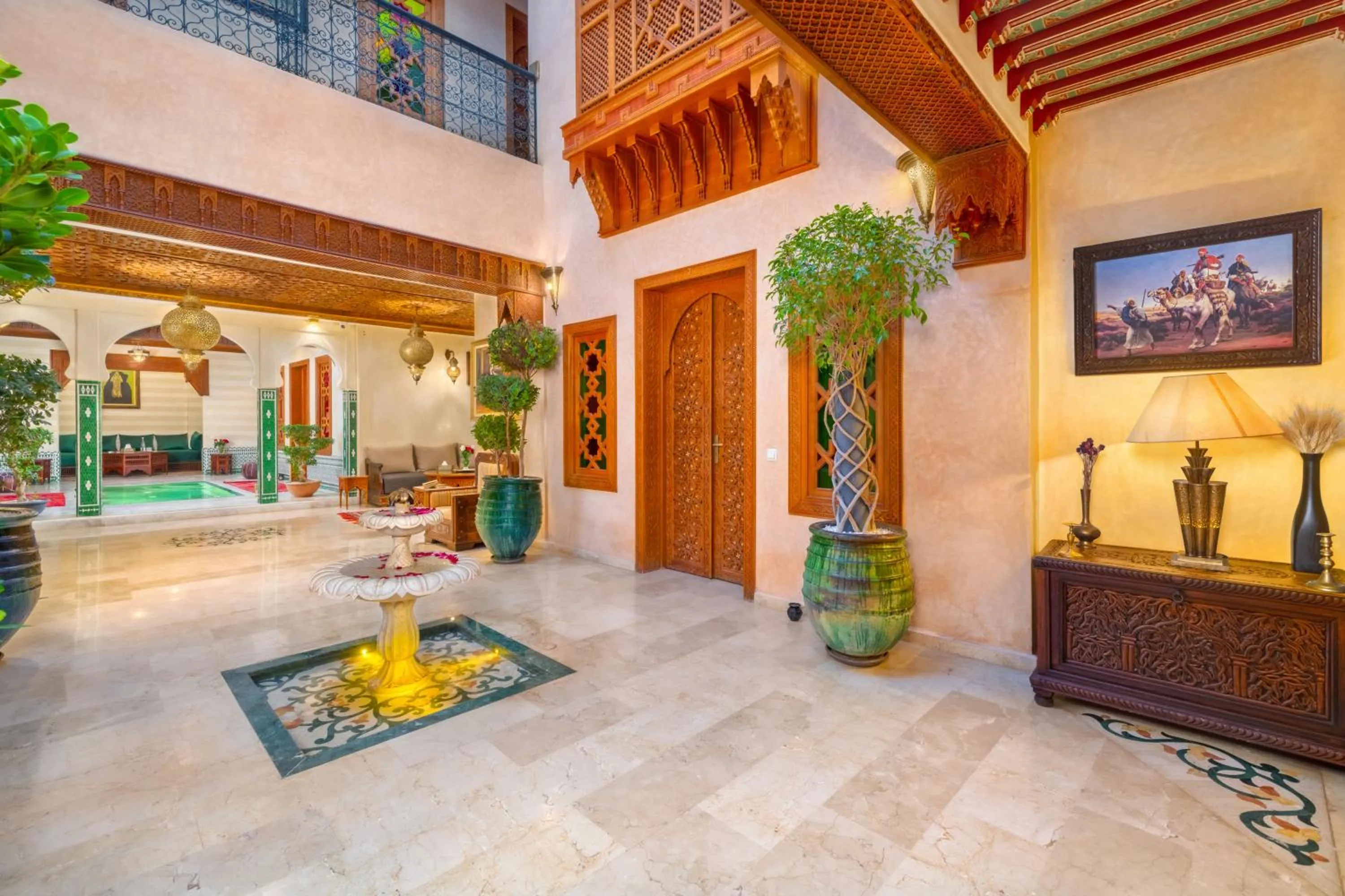 Patio in Riad Diamond Of Marrakech & Spa