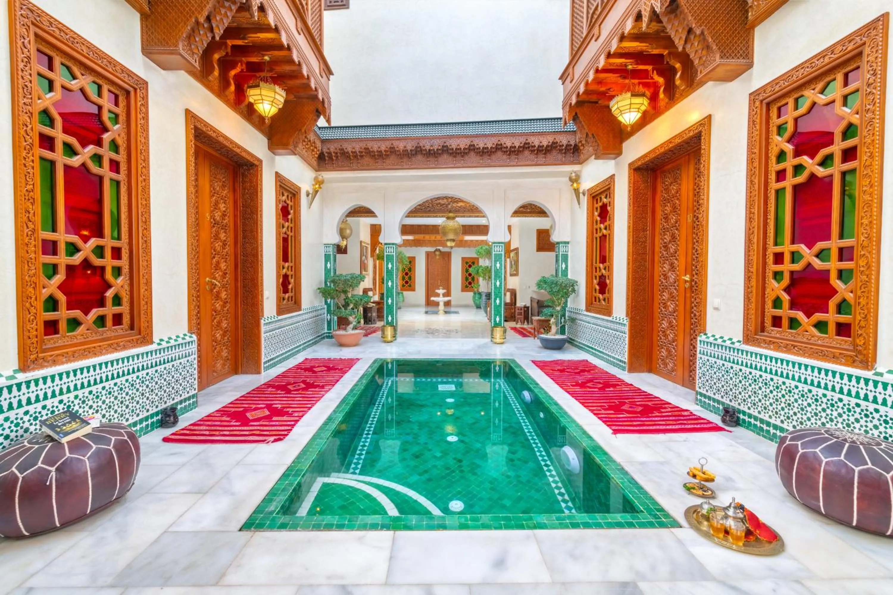 Pool view in Riad Diamond Of Marrakech & Spa