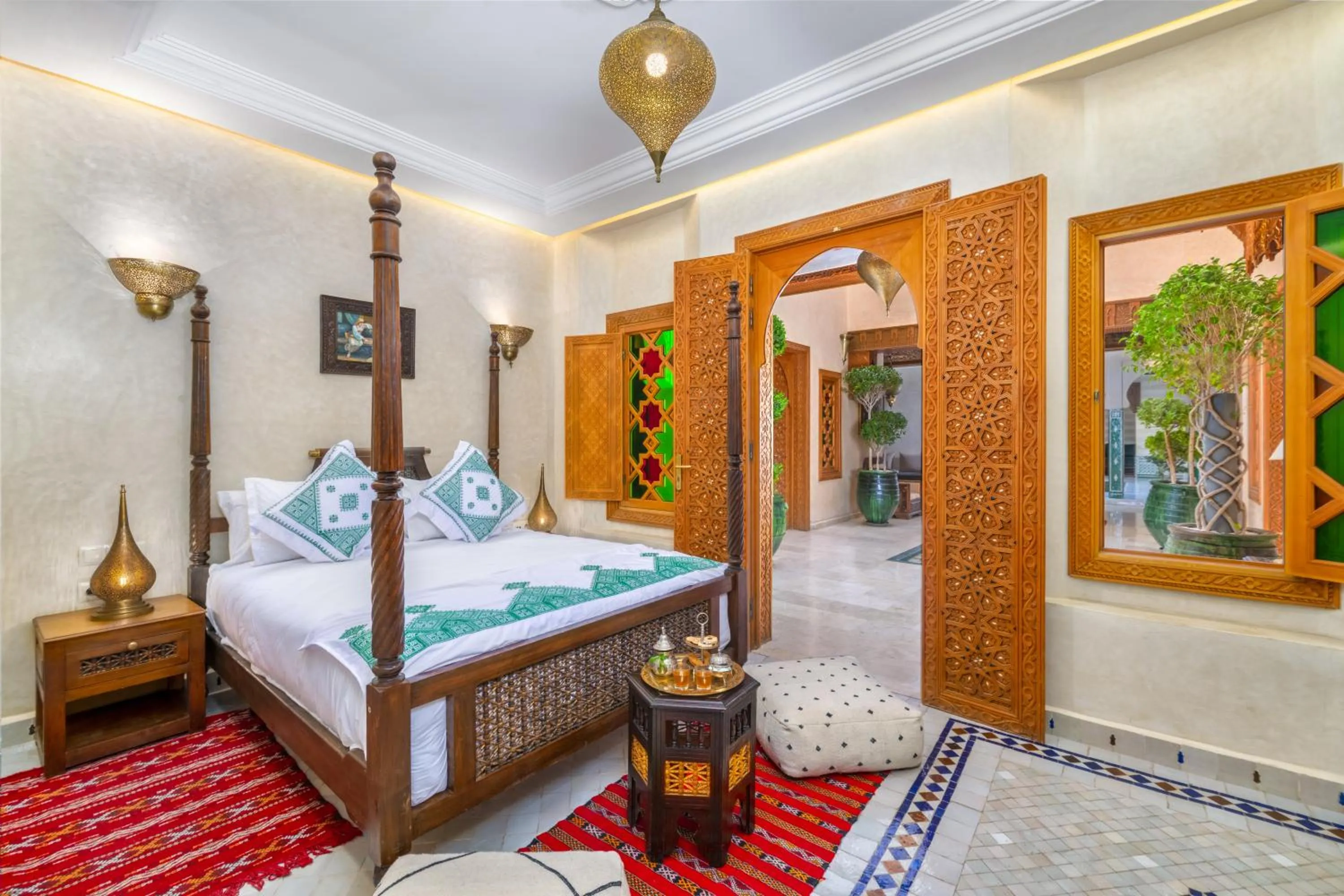 Bed in Riad Diamond Of Marrakech & Spa