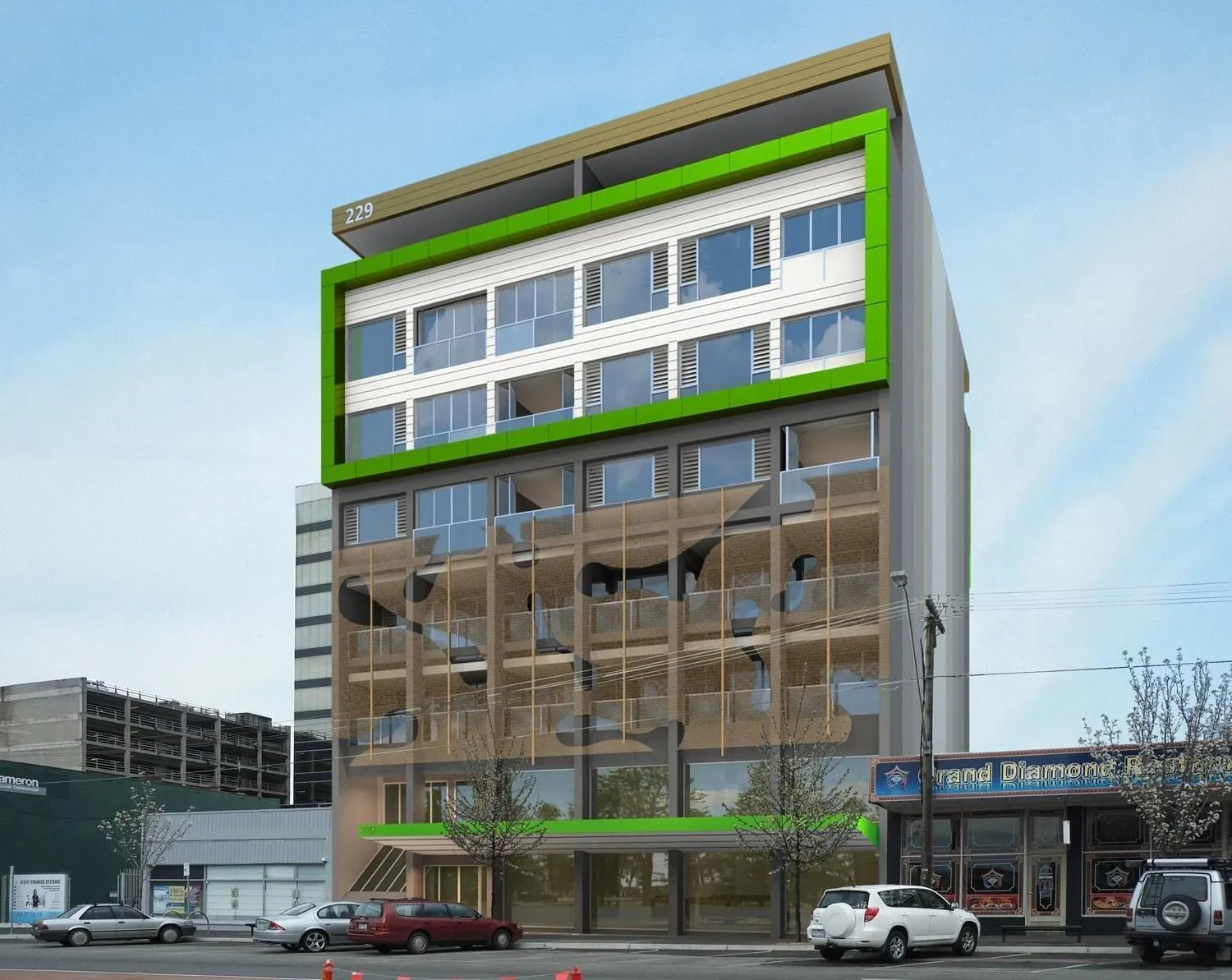 Property building in Exodus Dandenong Apartment Hotel
