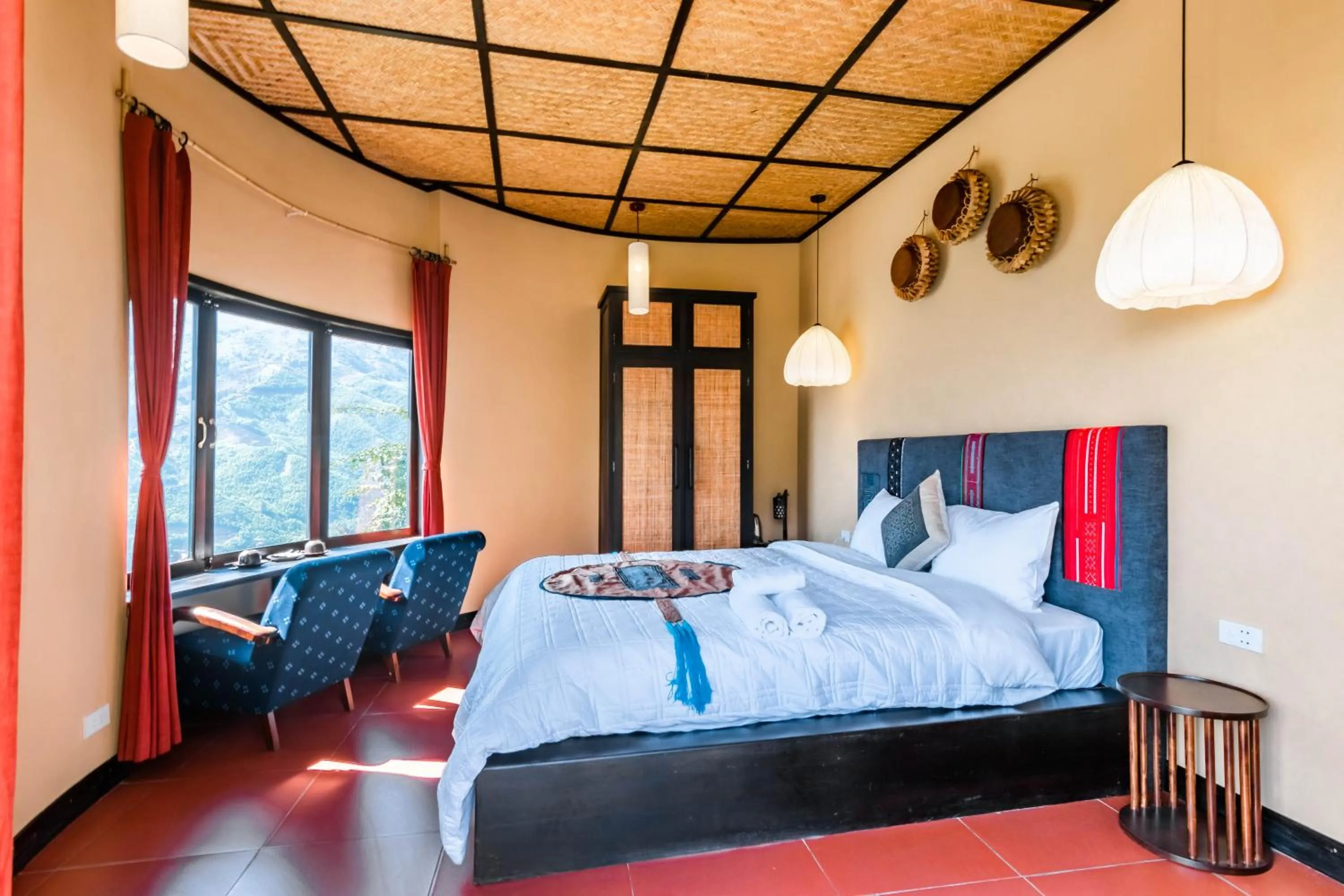 Bed in Sapa Farmstay