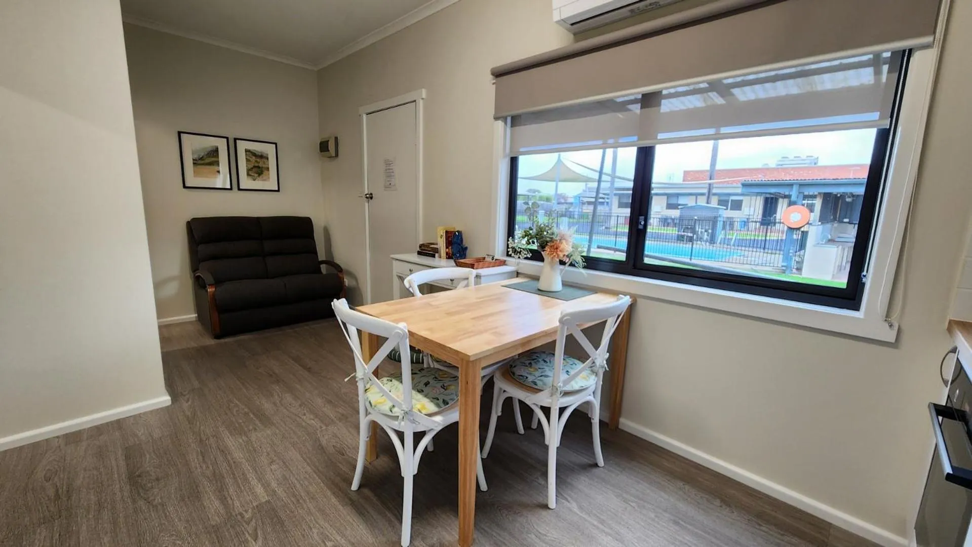 Seating area in Ocean Bridge Lakes Entrance