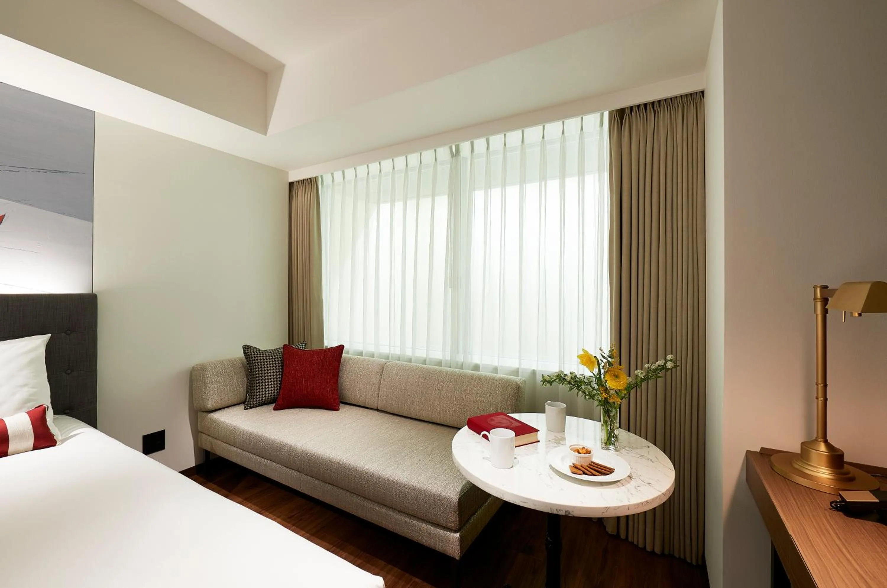 Photo of the whole room, Bed in Citadines Harbour Front Yokohama