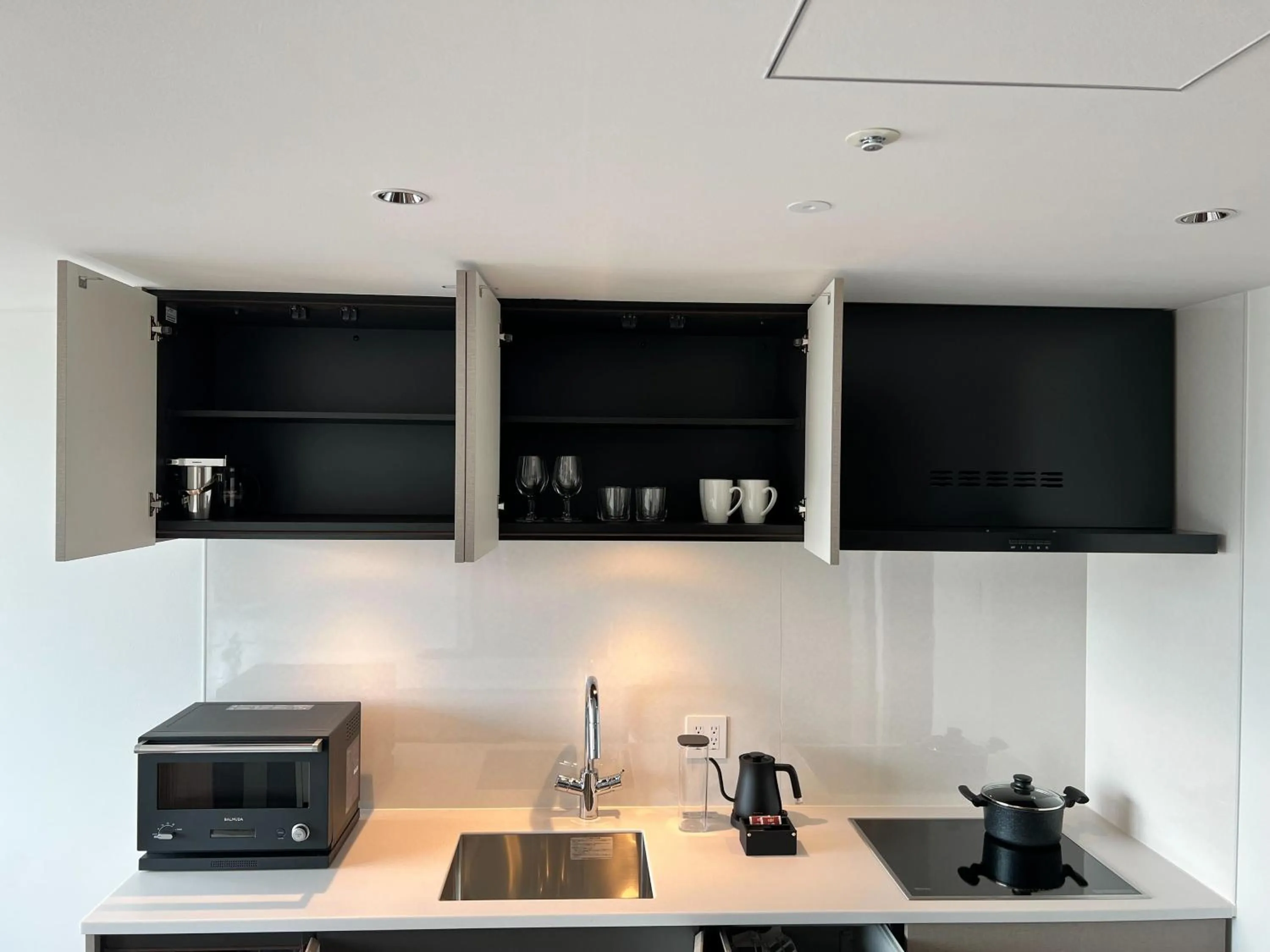 Kitchen or kitchenette in Citadines Harbour Front Yokohama