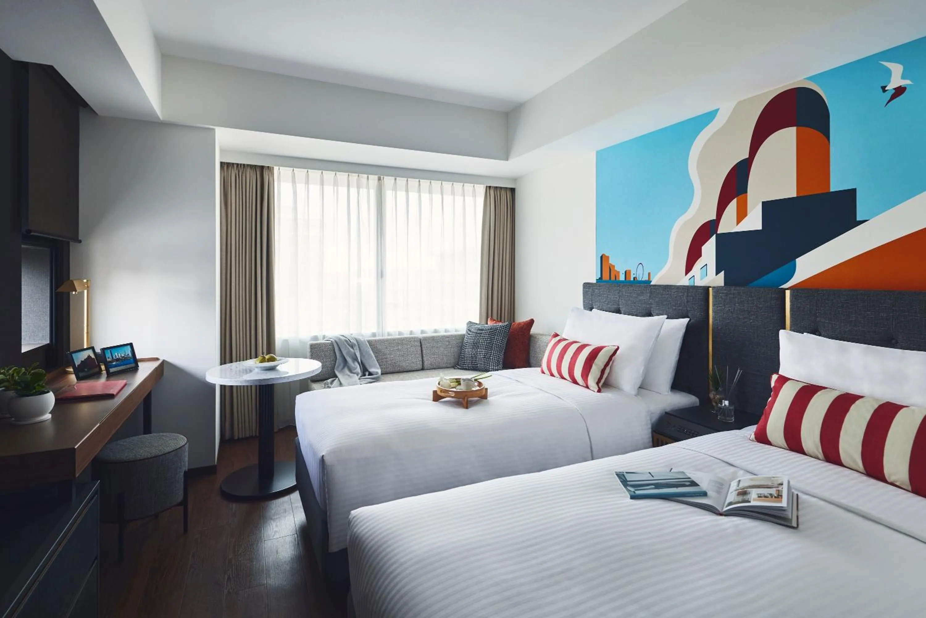 Bed in Citadines Harbour Front Yokohama