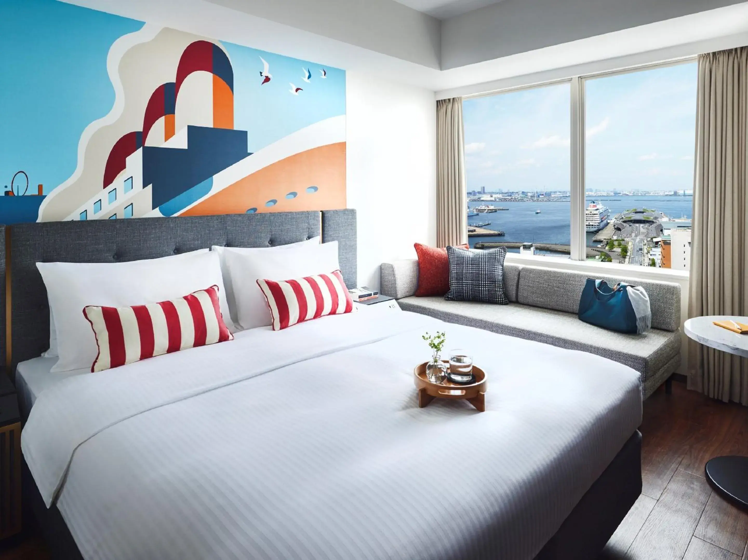 Studio Double Harbor View in Citadines Harbour Front Yokohama Studio Double Harbor View in Citadines Harbour Front Yokohama