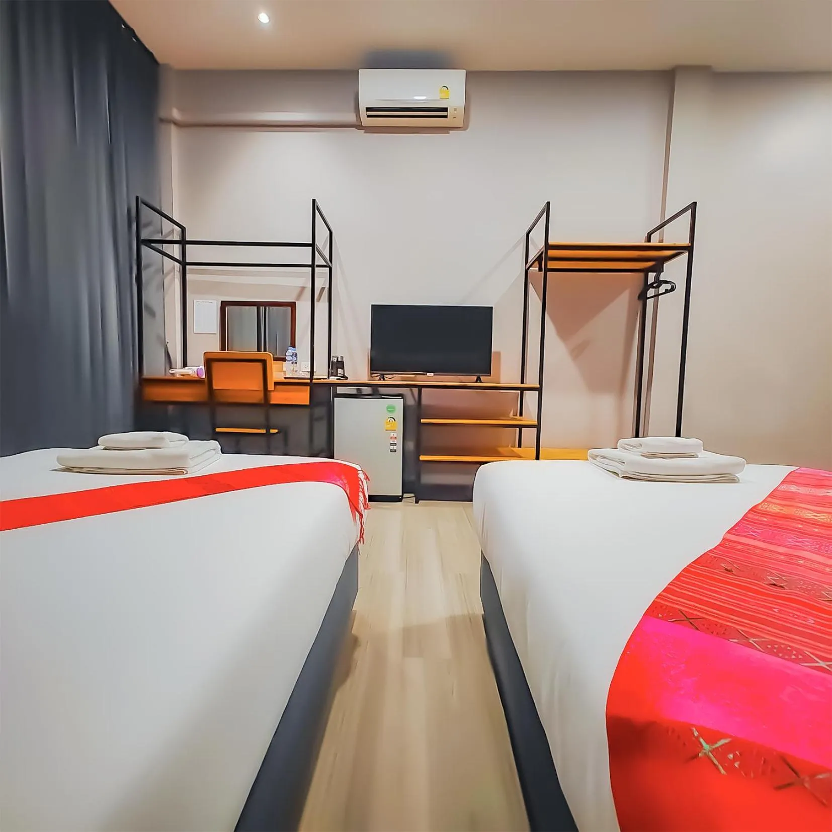 Bed in The Riva Vientiane Hotel