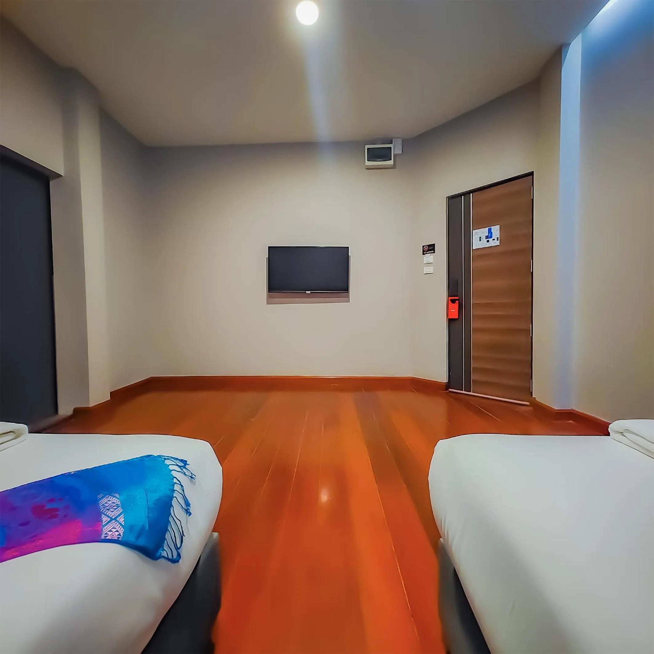 Bed in The Riva Vientiane Hotel