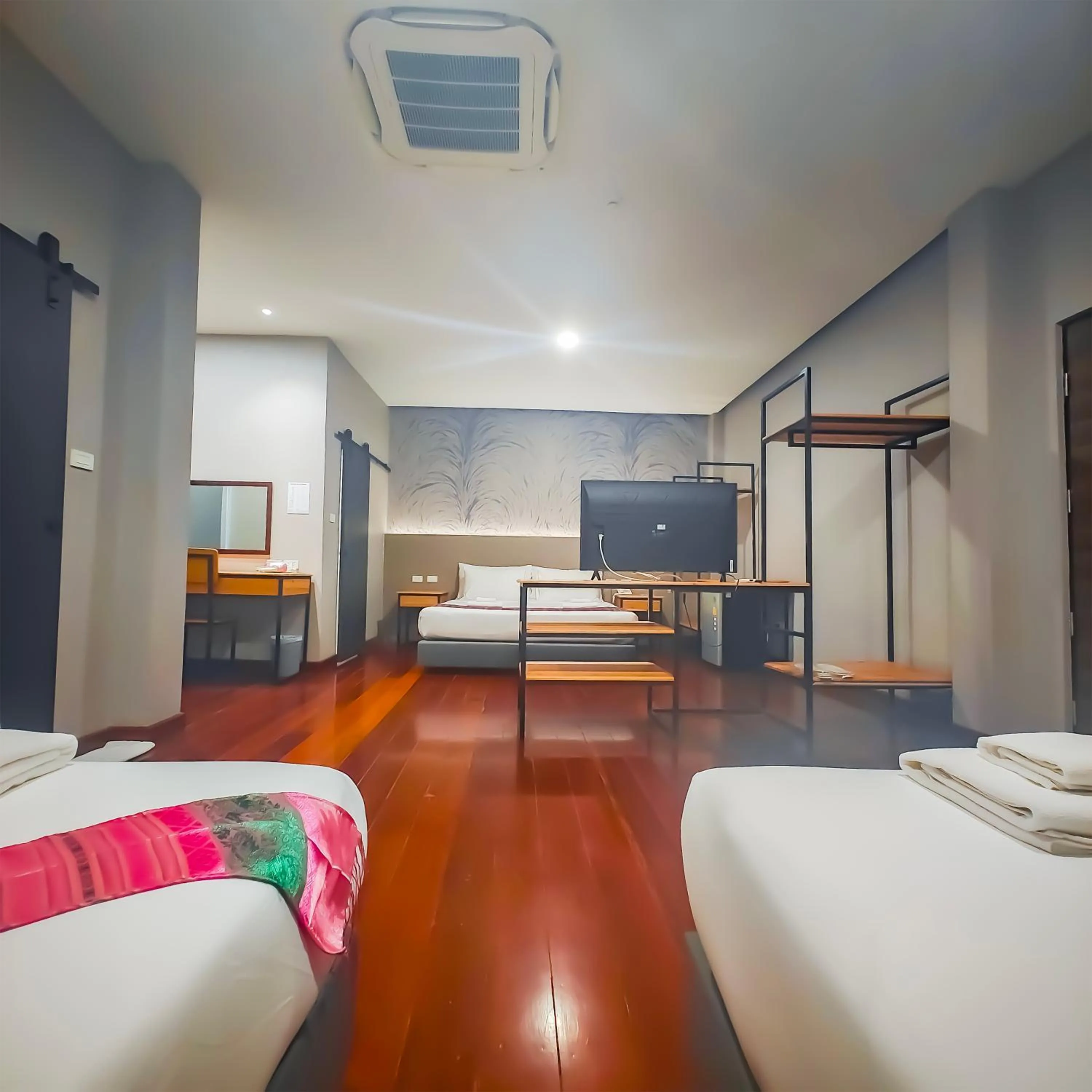 Bed in The Riva Vientiane Hotel