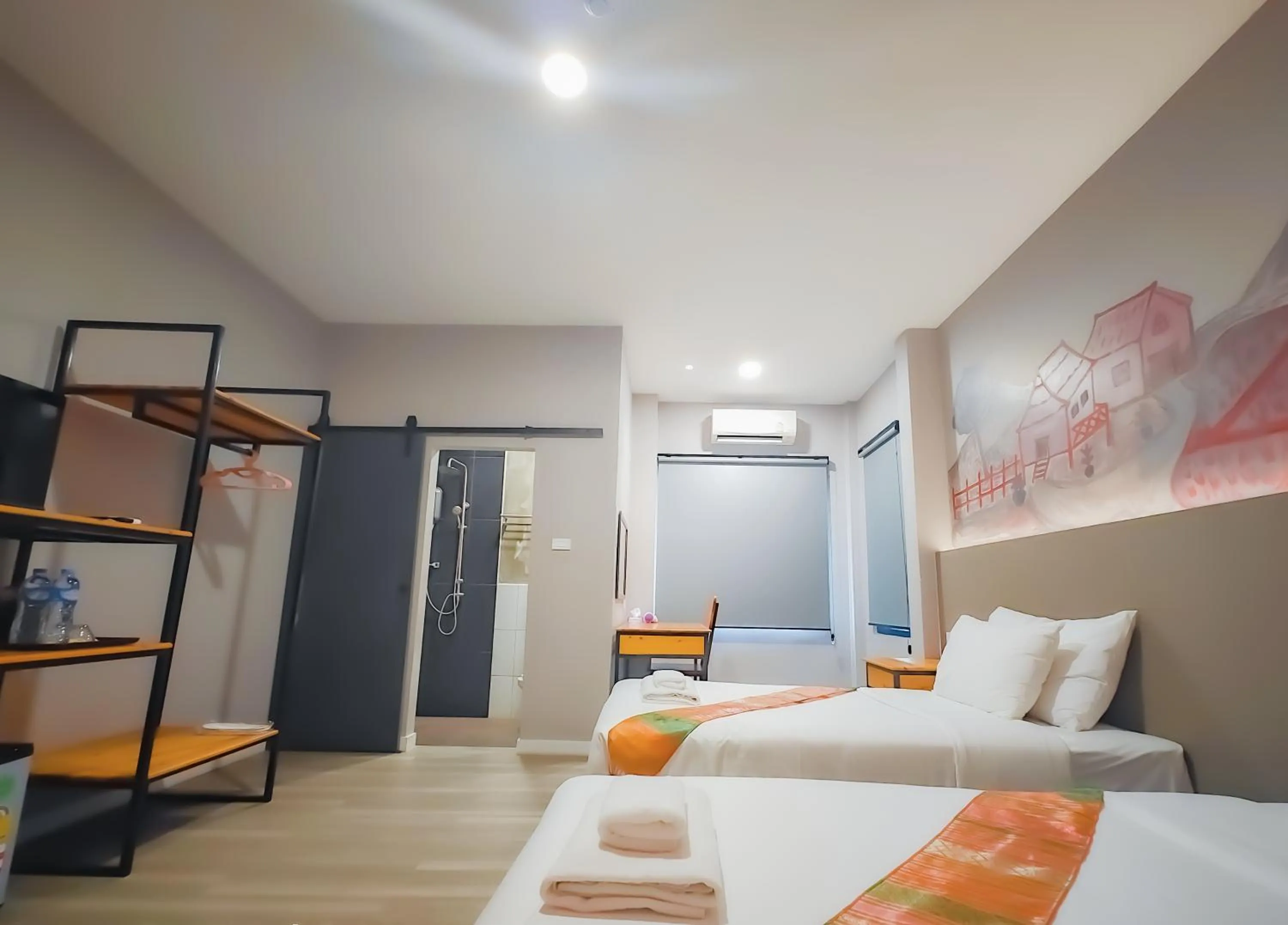 Bed in The Riva Vientiane Hotel