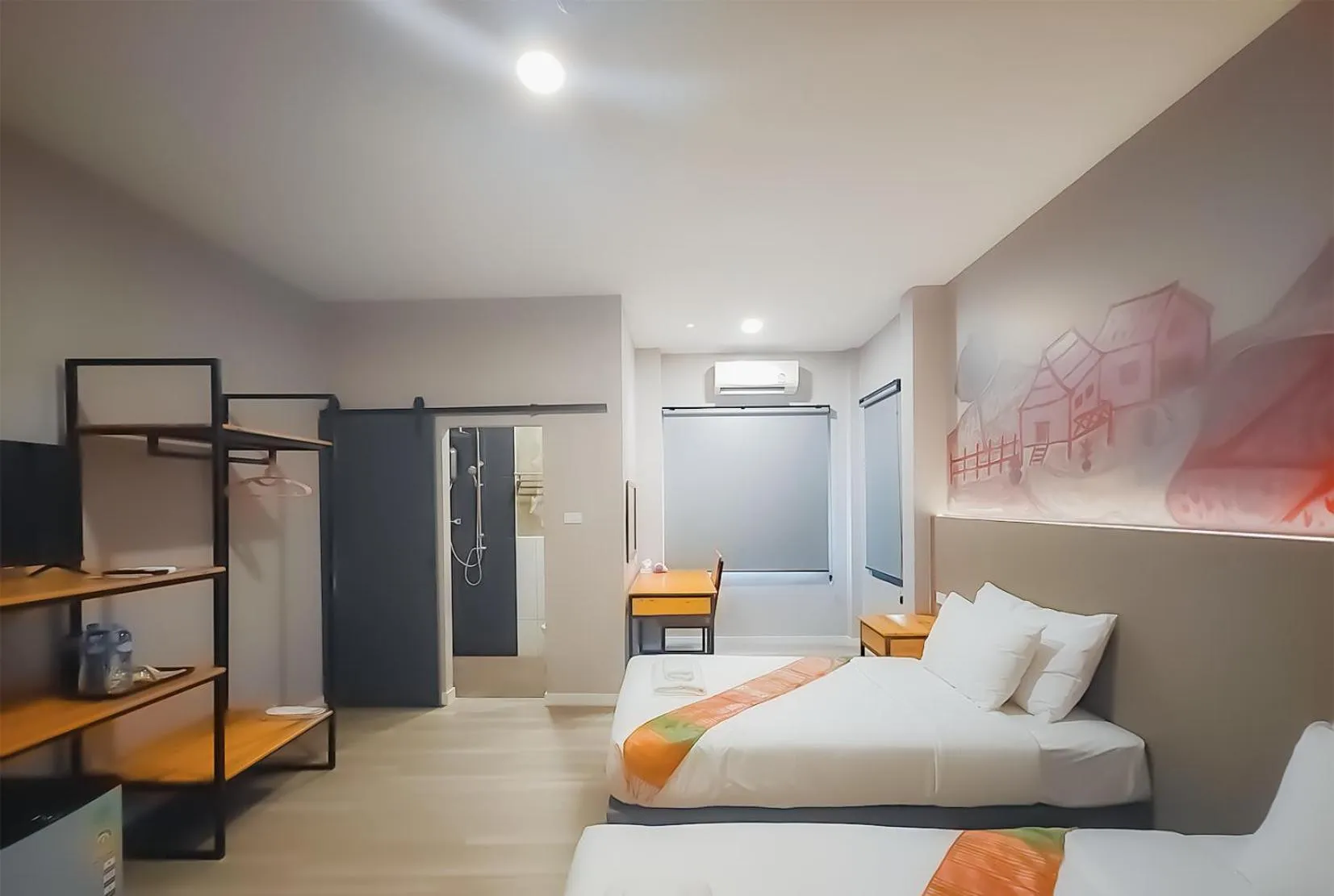 Bed in The Riva Vientiane Hotel