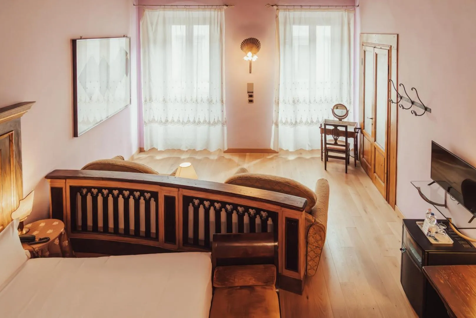 View (from property/room), Bed in II Guelfo Bianco