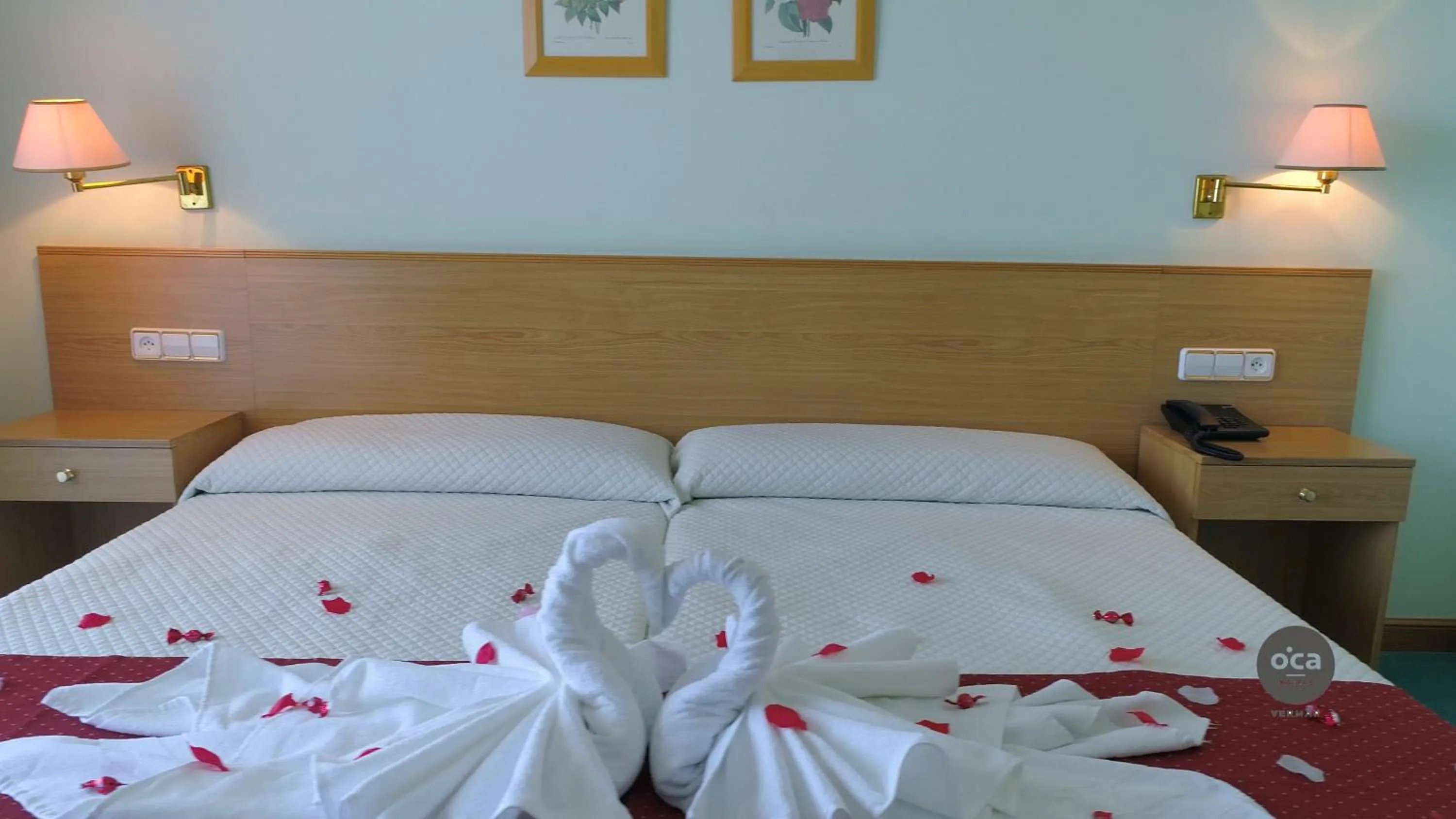 Bed in Hotel Oca Vermar