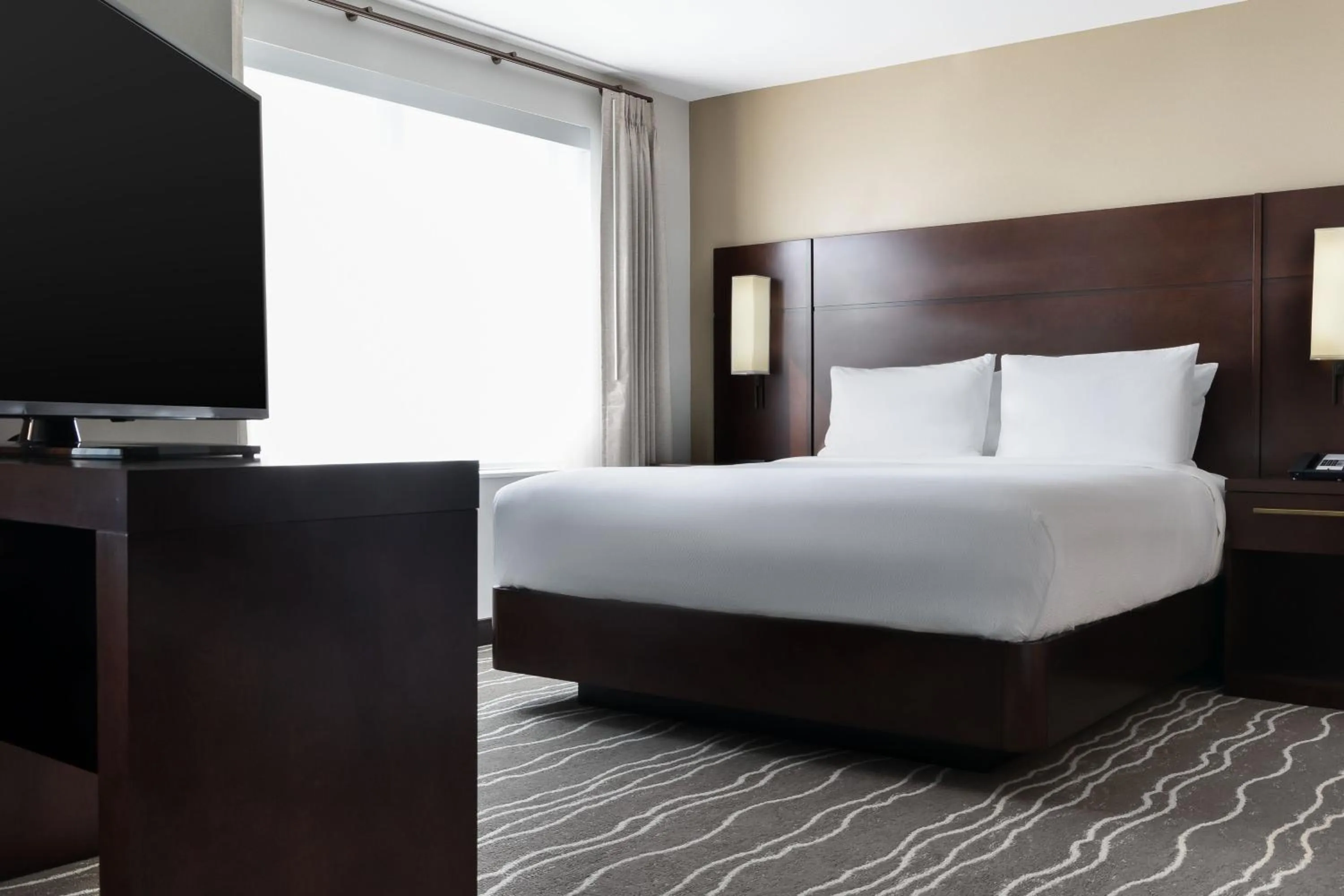 Bedroom, Bed in Residence Inn by Marriott Anaheim Brea
