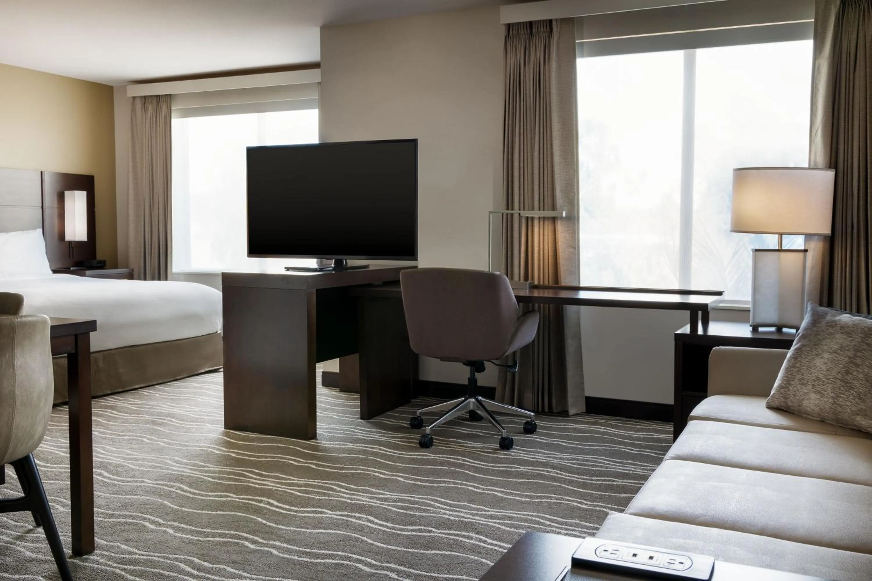 Bedroom, Bed in Residence Inn by Marriott Anaheim Brea