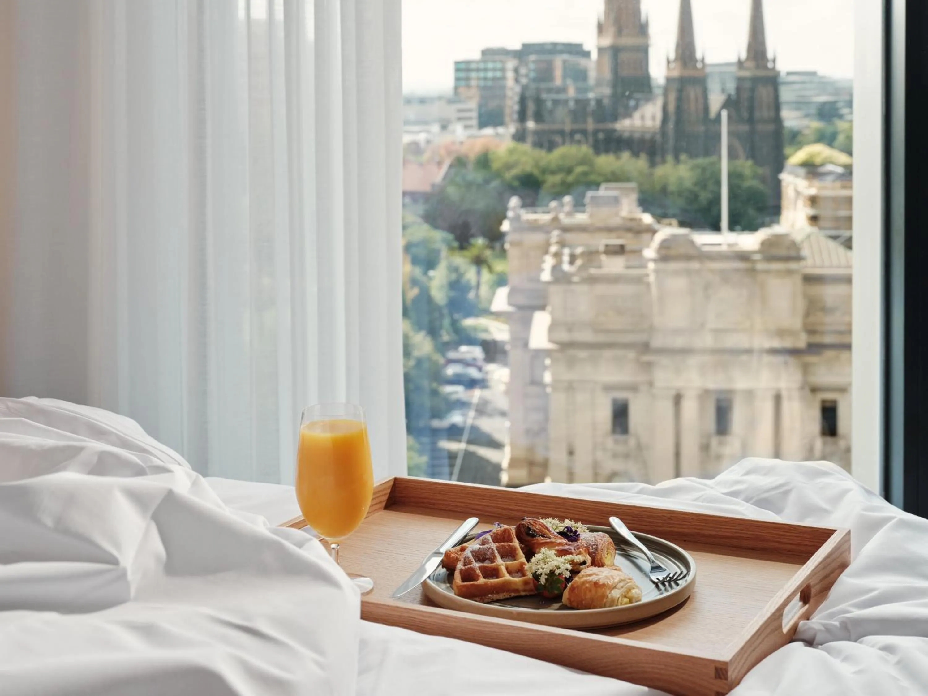 Breakfast, Bed in Le Meridien Melbourne