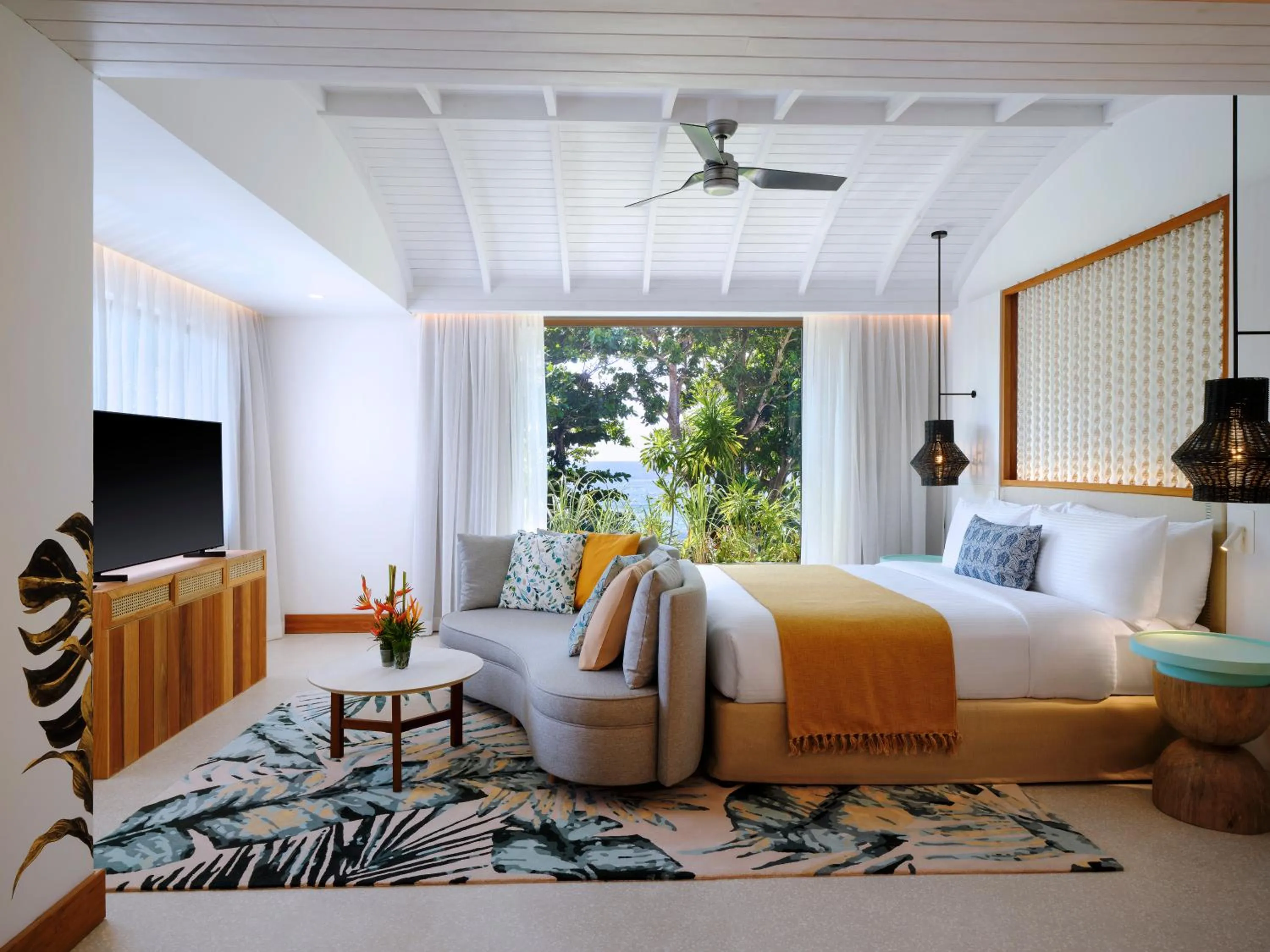 Bed in laïla, Seychelles, a Tribute Portfolio Resort