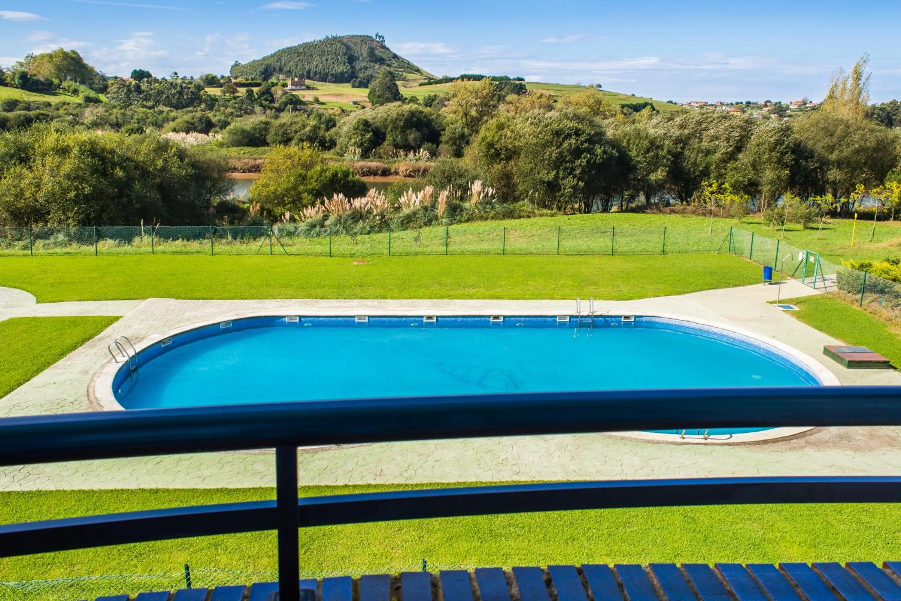 Pool view in Apartamentos Dunas de Liencres