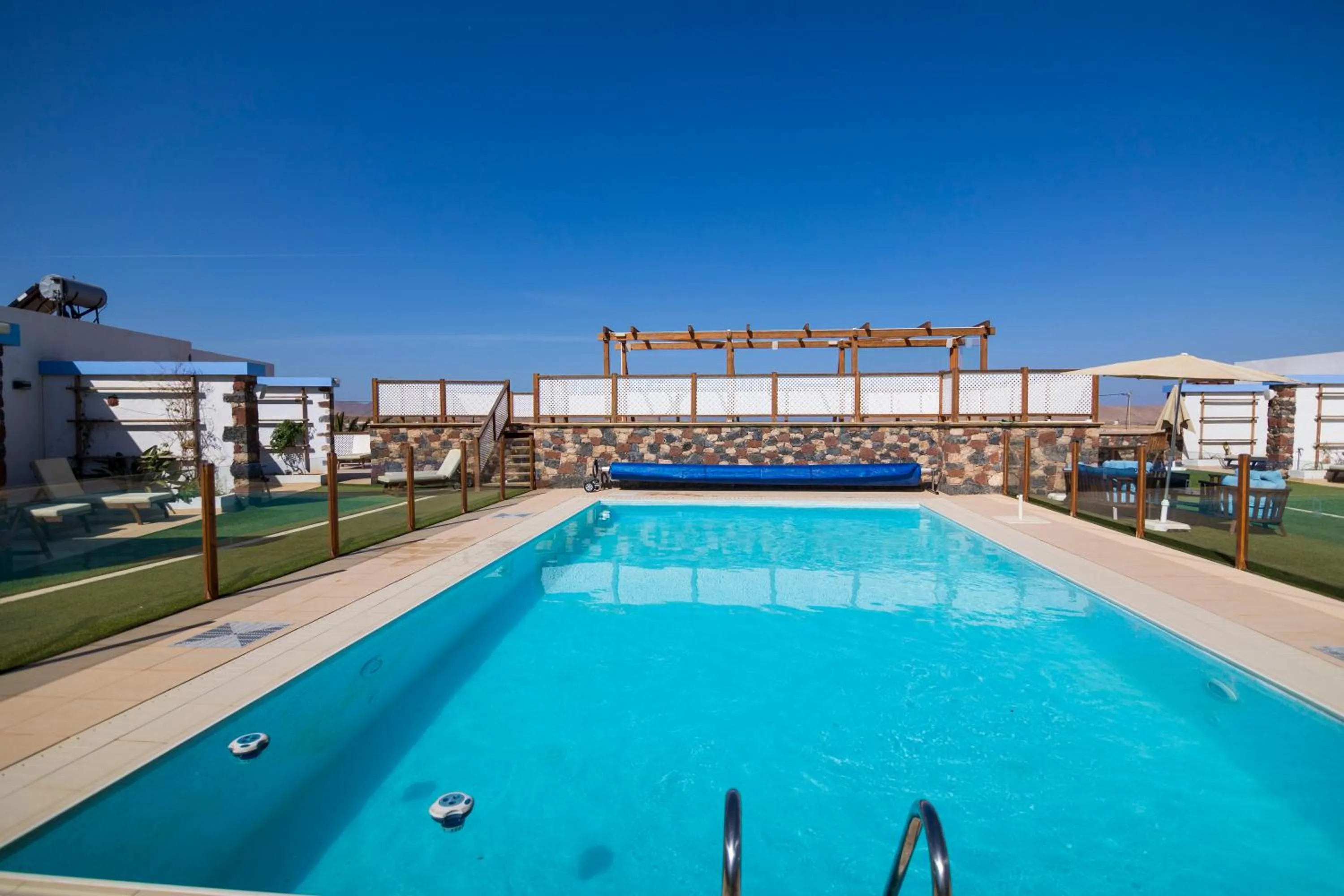 Pool view in Hotel Rural Rosario Martin