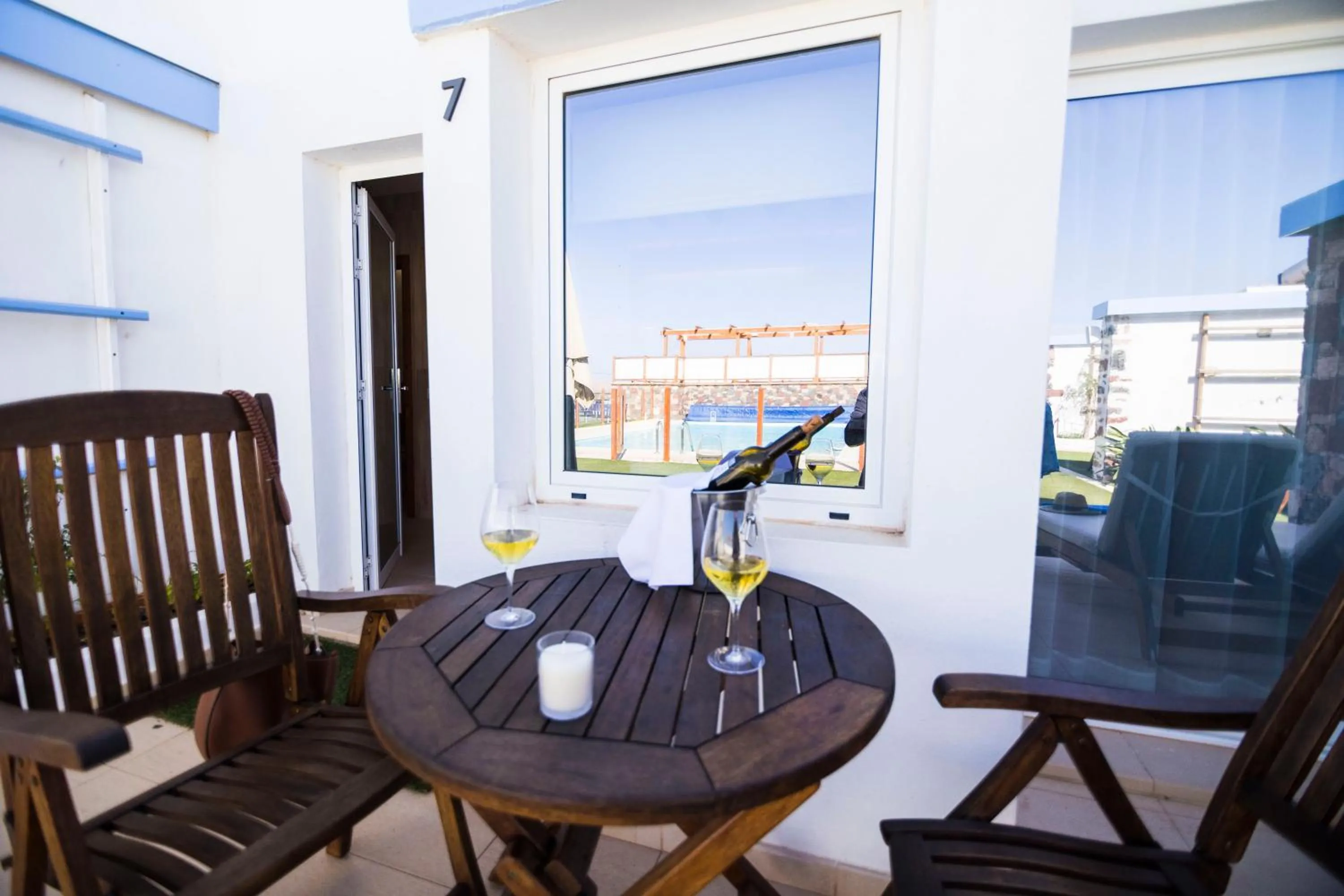 Patio in Hotel Rural Rosario Martin