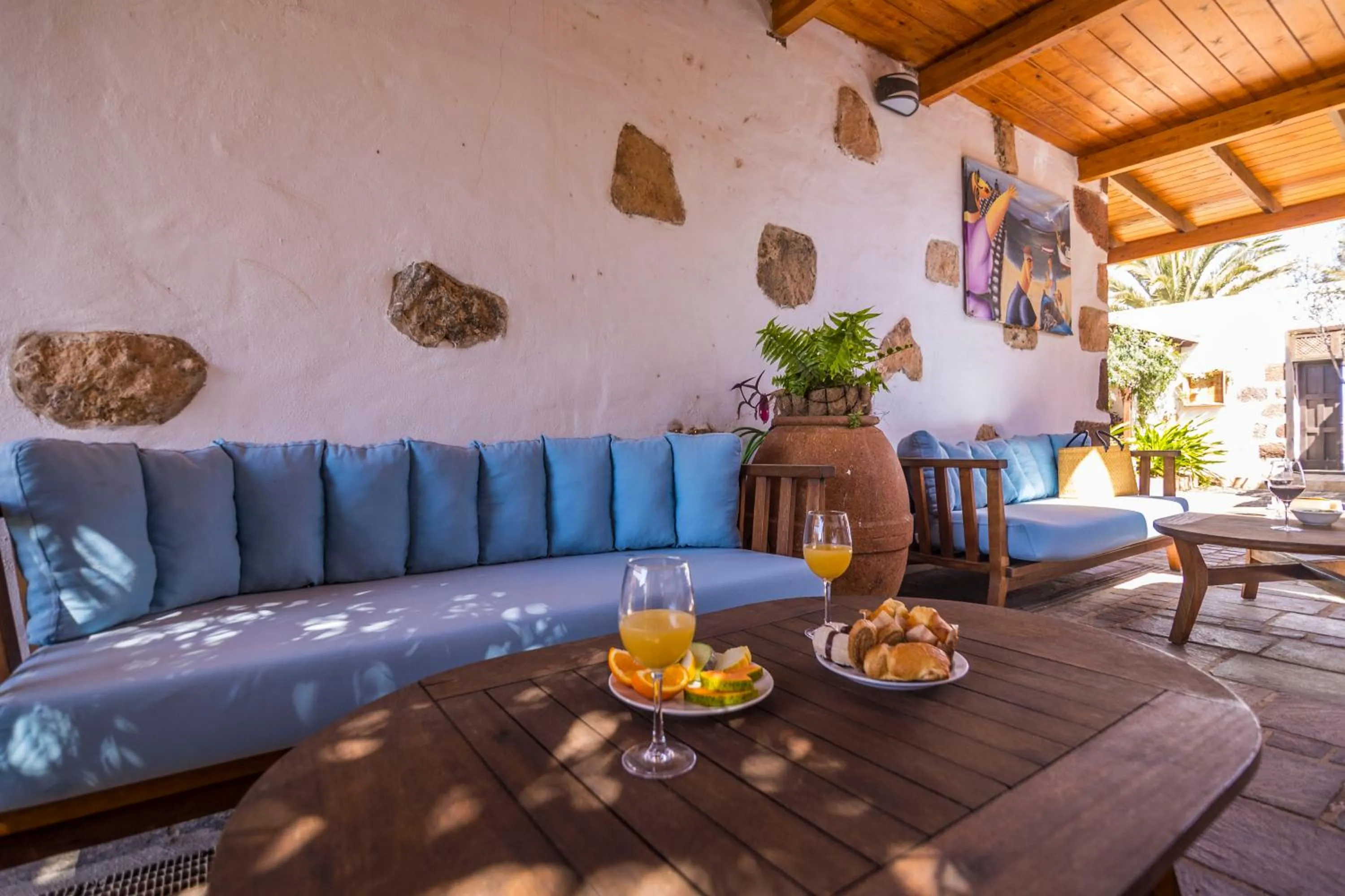 Patio in Hotel Rural Rosario Martin