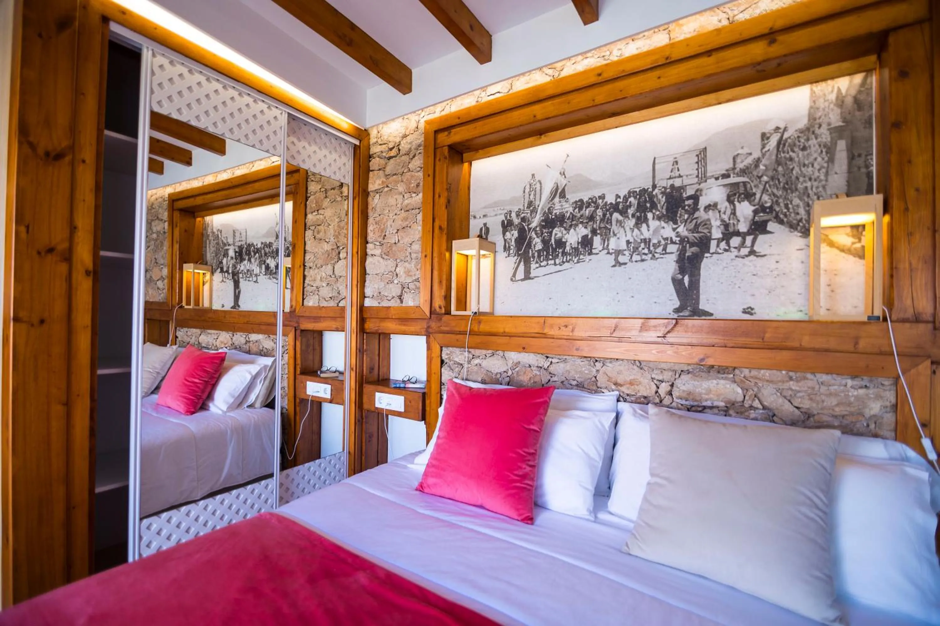 Bed in Hotel Rural Rosario Martin