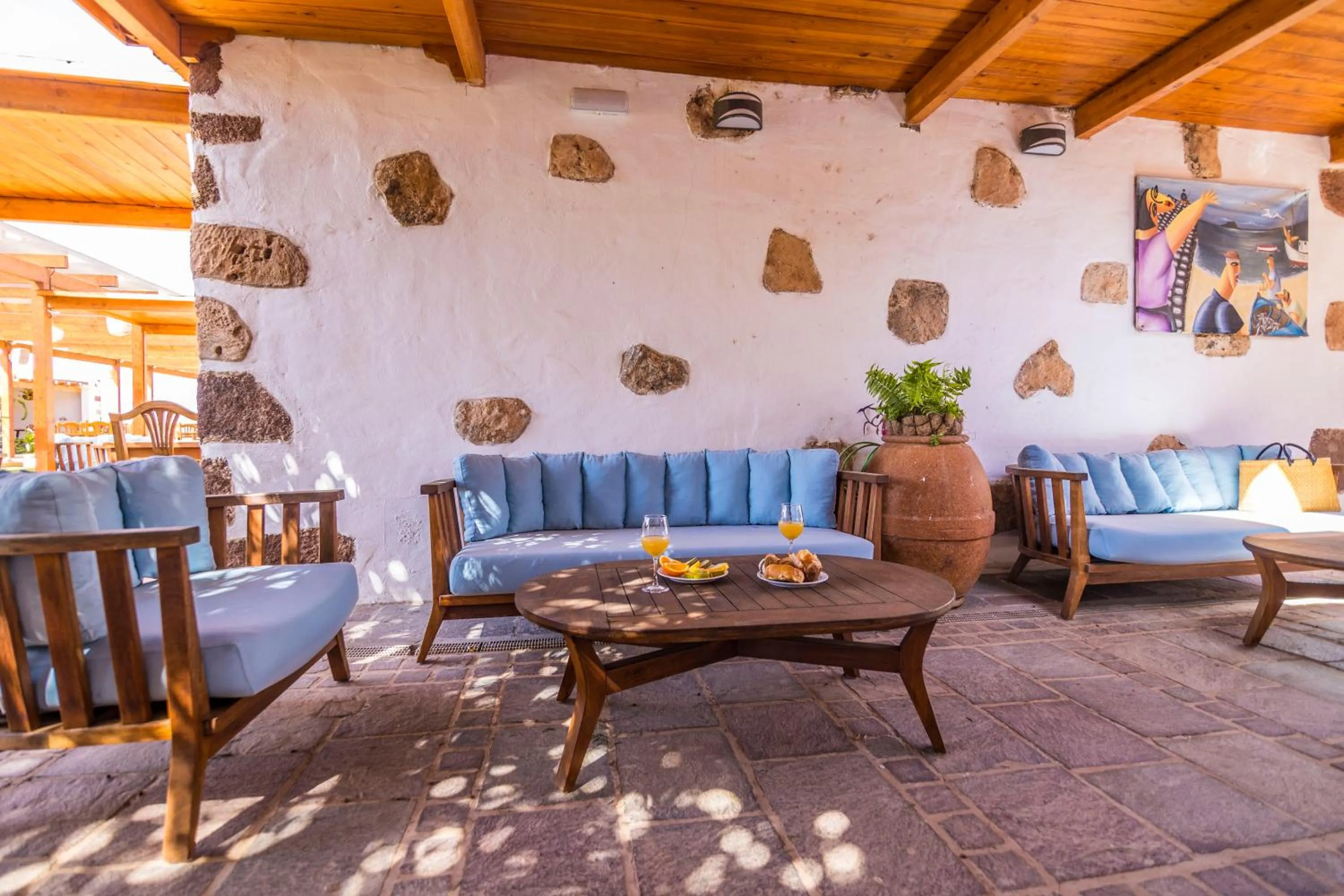 Patio in Hotel Rural Rosario Martin