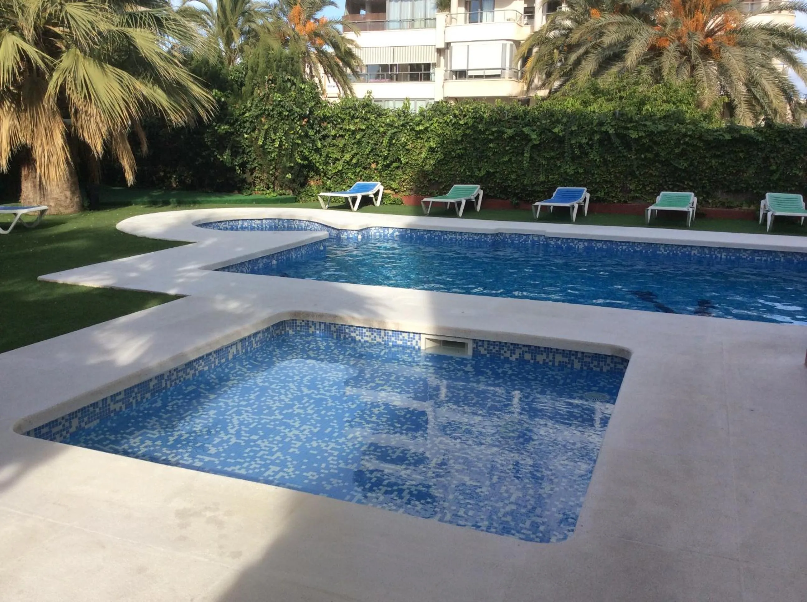 Swimming pool in Hostal Mont Royal