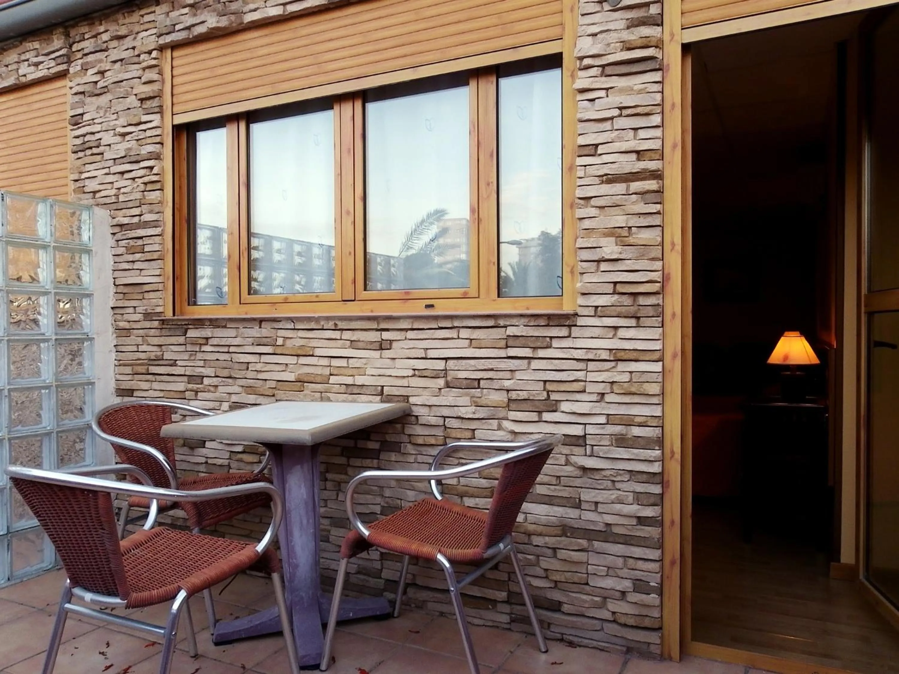 Balcony/Terrace in Hostal Mont Royal