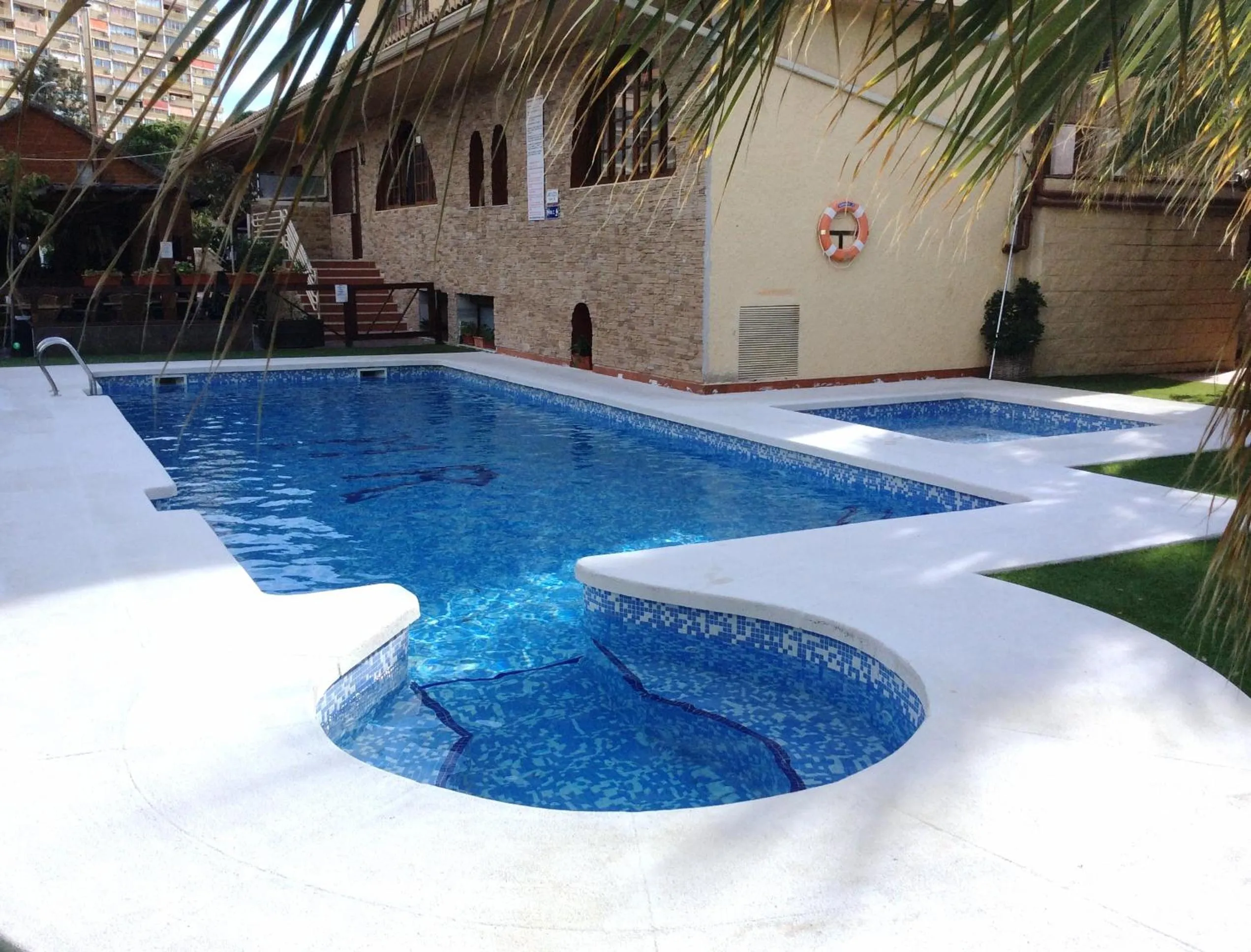 Swimming pool in Hostal Mont Royal