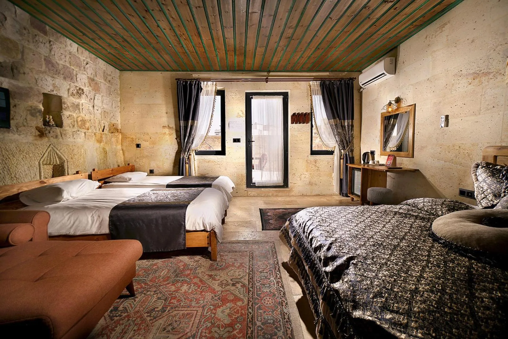 Bed in Serene Premium Stone House