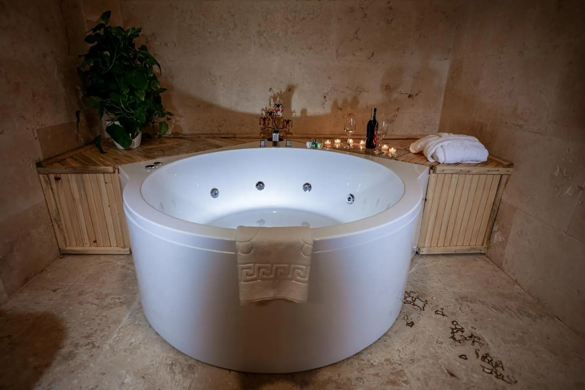 Bathroom in Serene Premium Stone House