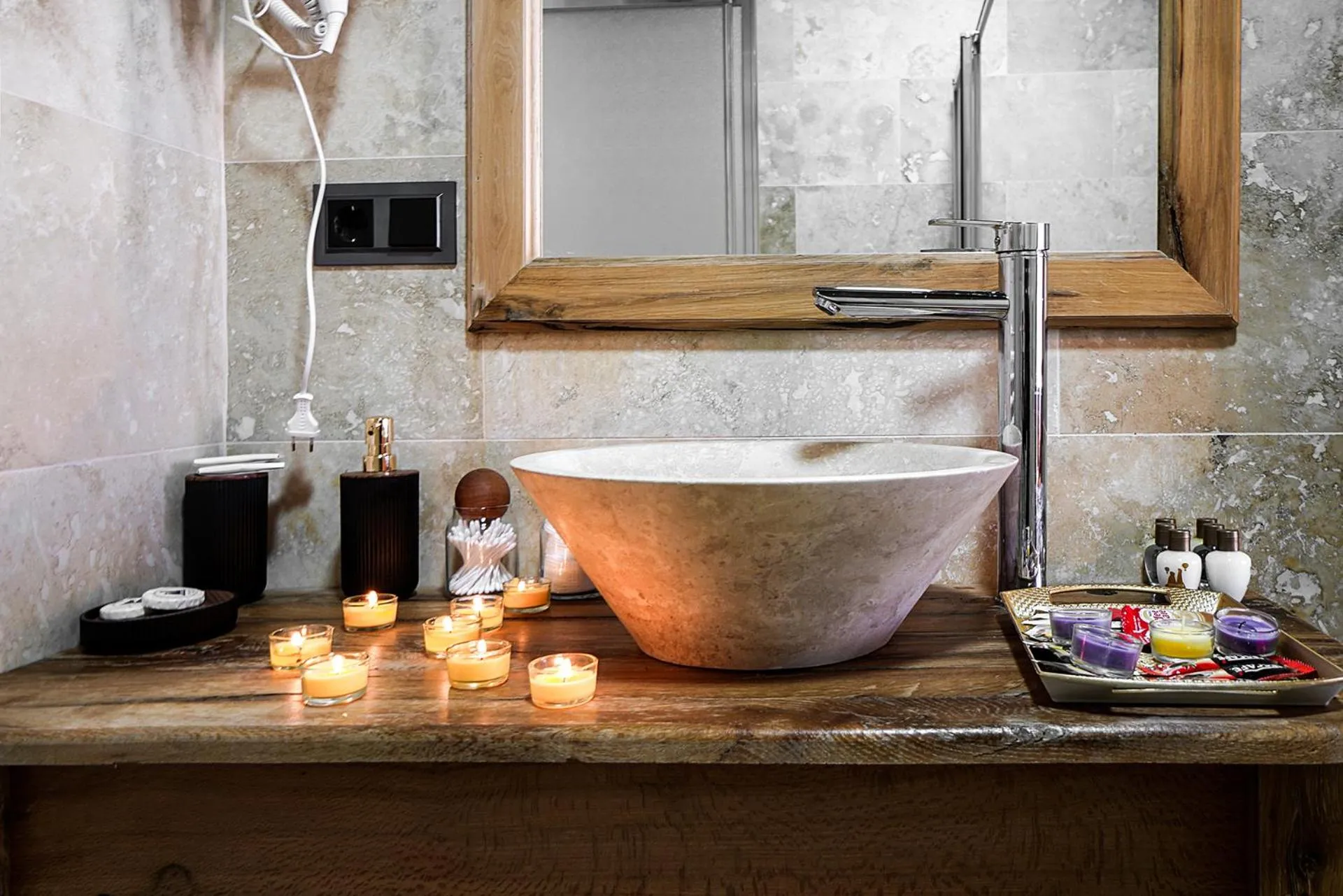 Bathroom in Serene Premium Stone House