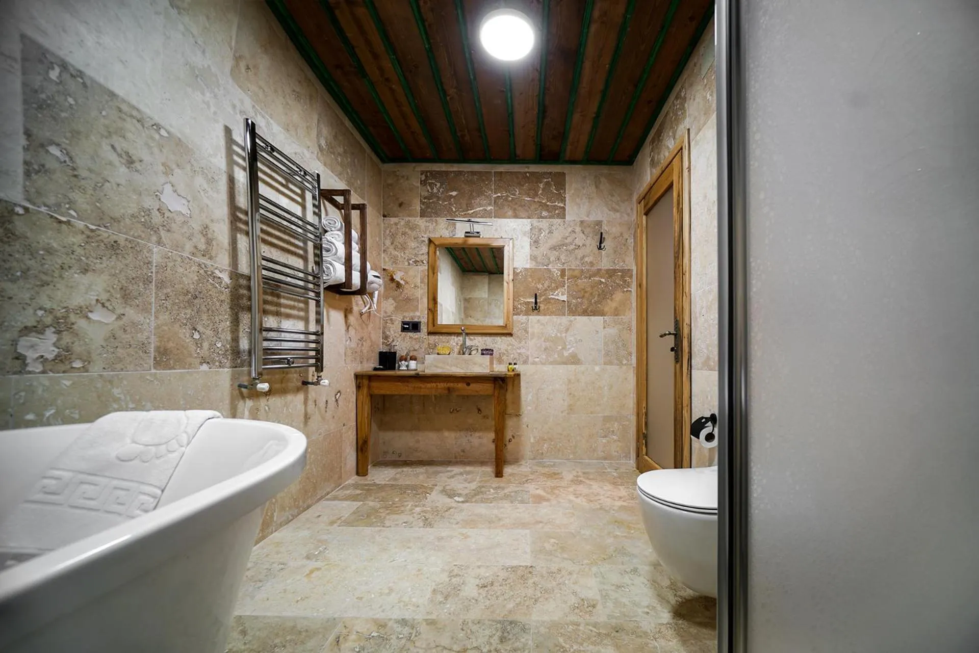 Toilet in Serene Premium Stone House