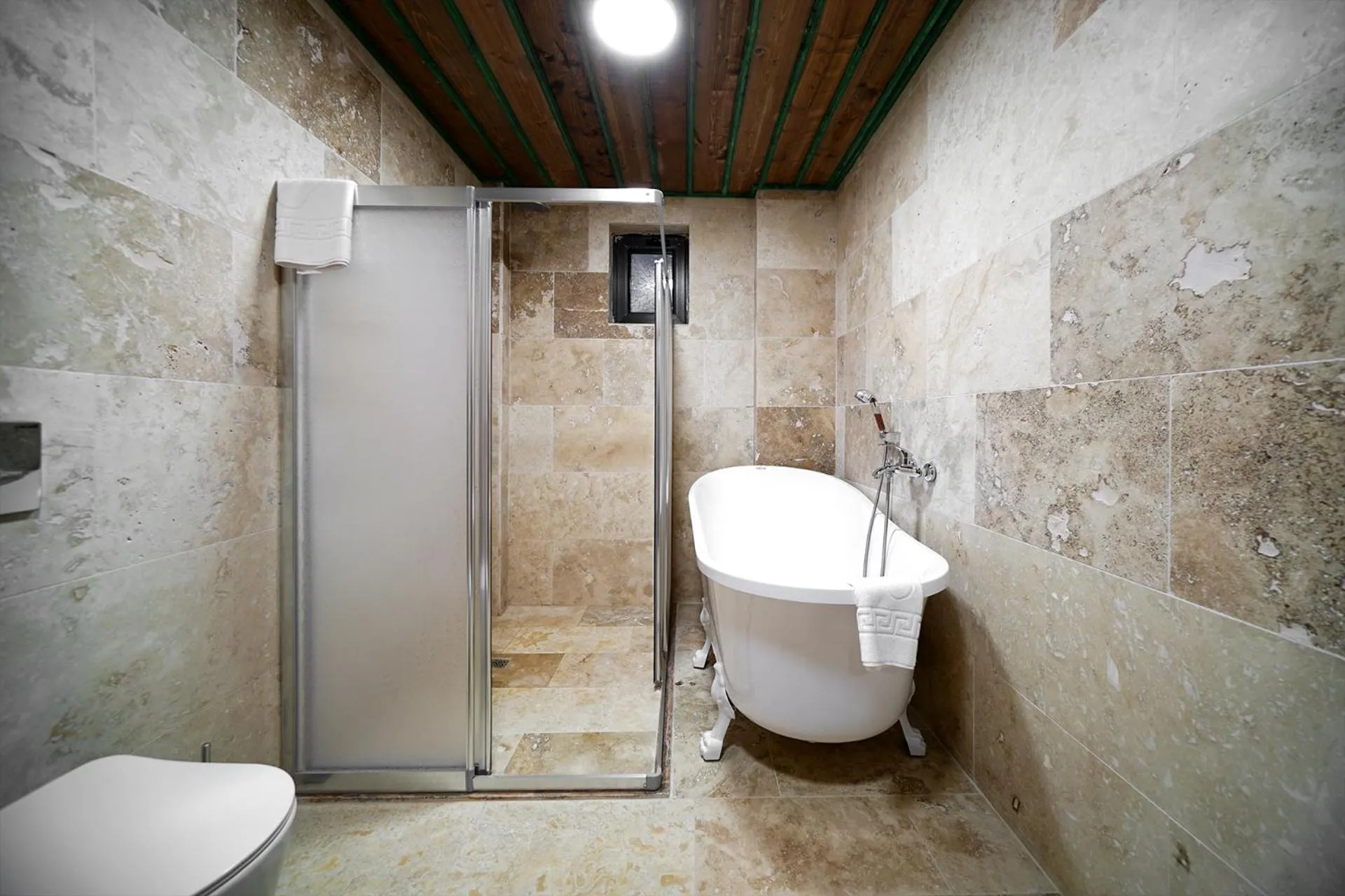 Shower in Serene Premium Stone House
