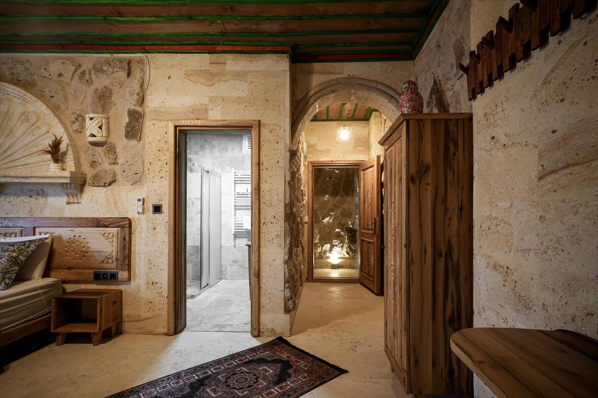 Bed in Serene Premium Stone House