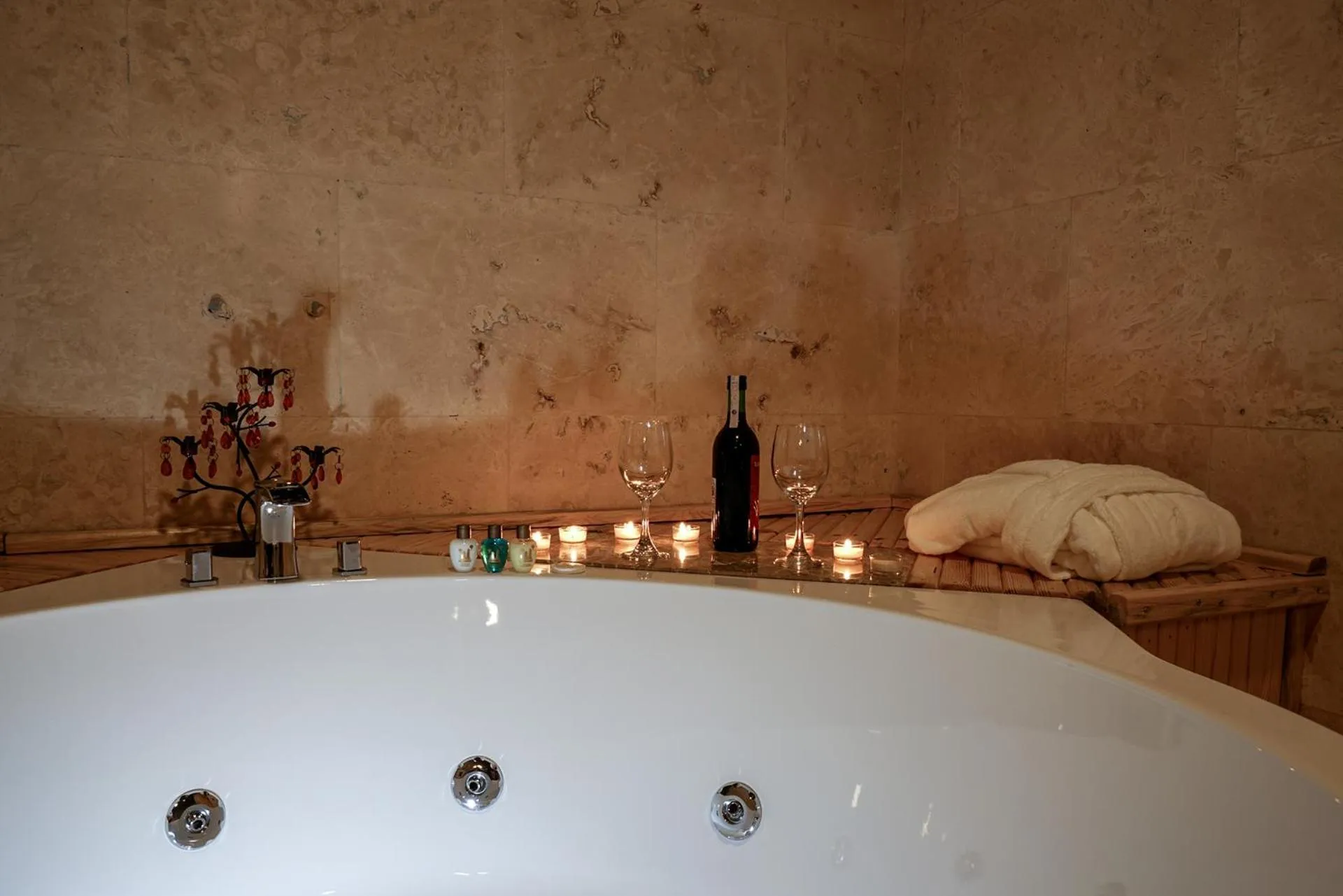 Bathroom in Serene Premium Stone House