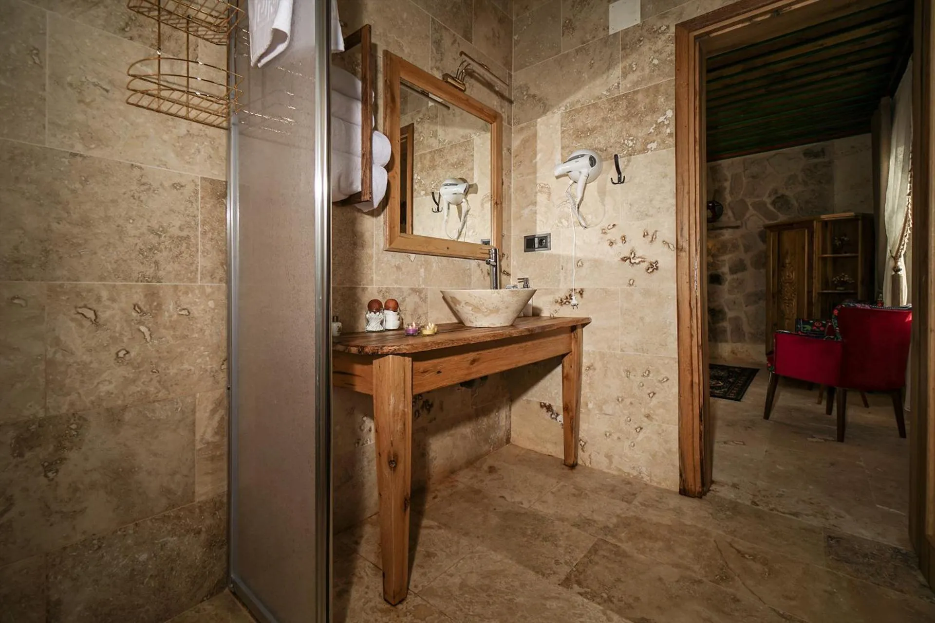 Bathroom in Serene Premium Stone House