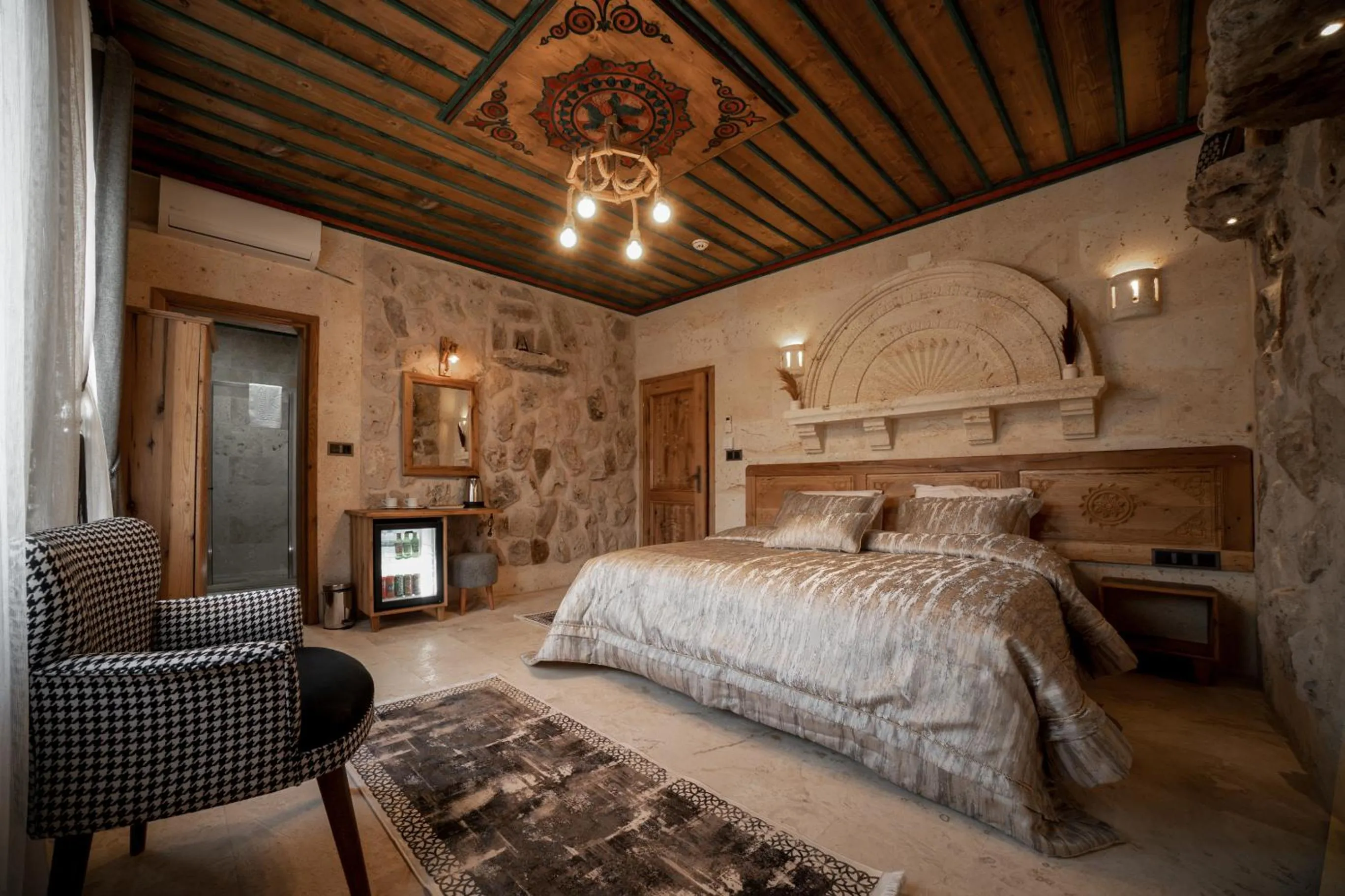 Bed in Serene Premium Stone House